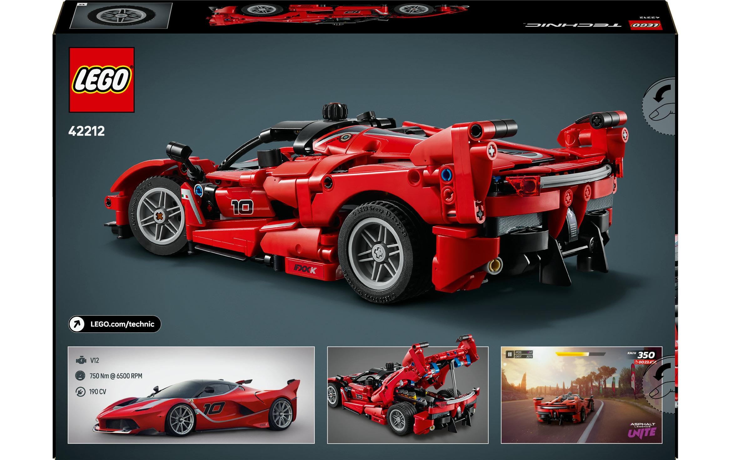 LEGO® Spielbausteine »LEGO® Technic Ferrari FXX K 42212«, (897 St.)