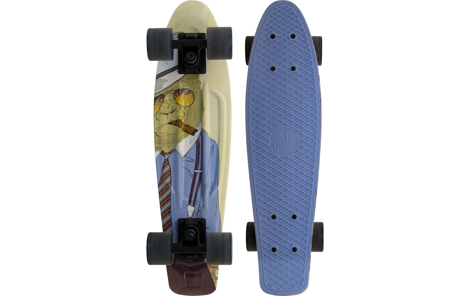 Skateboard »Slide Cruiser Hipster Monkey 22«