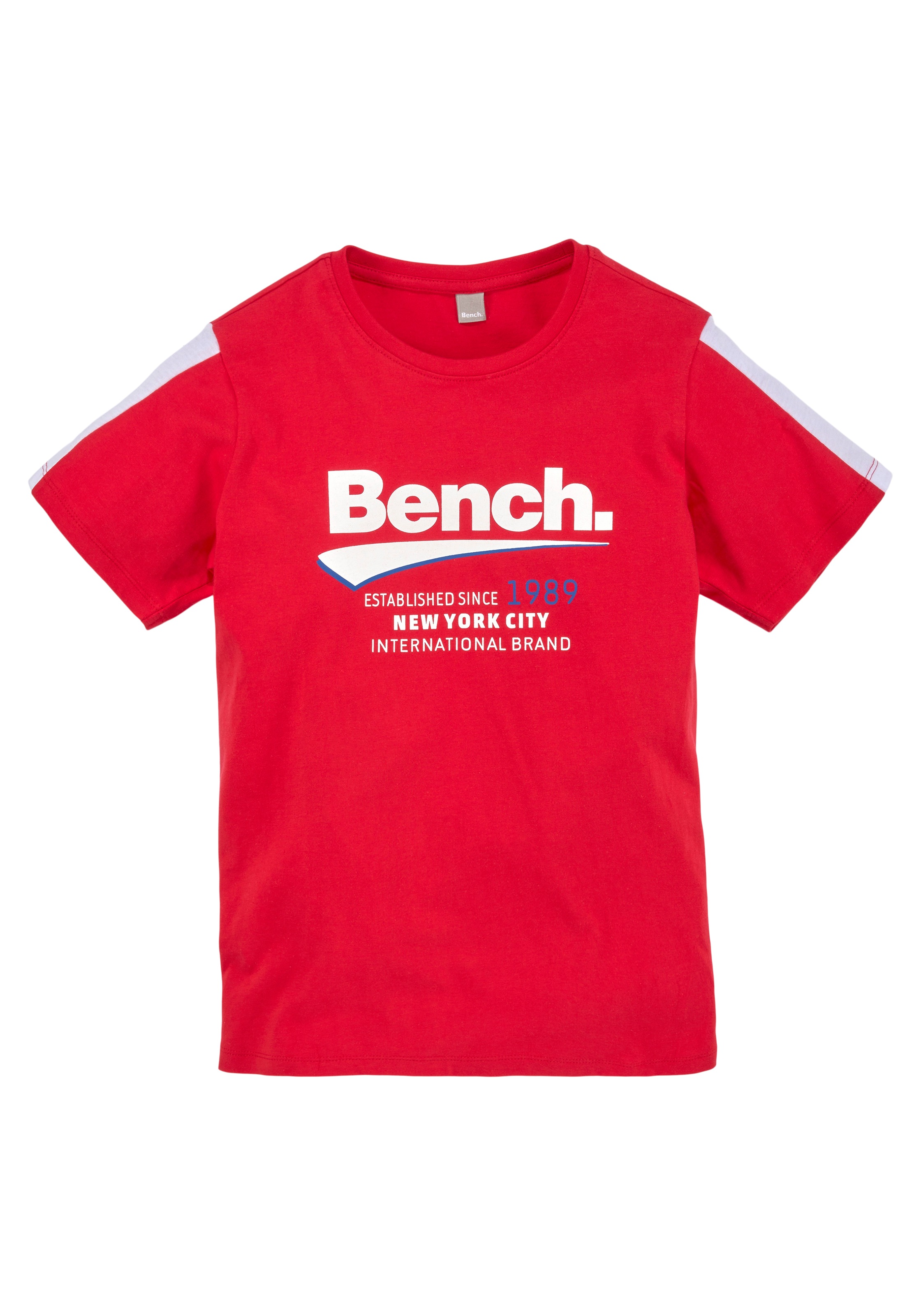 Jelmoli-Versand en Bench. T-Shirt | farbigem Boutique ligne Ärmeleinsatz« »mit