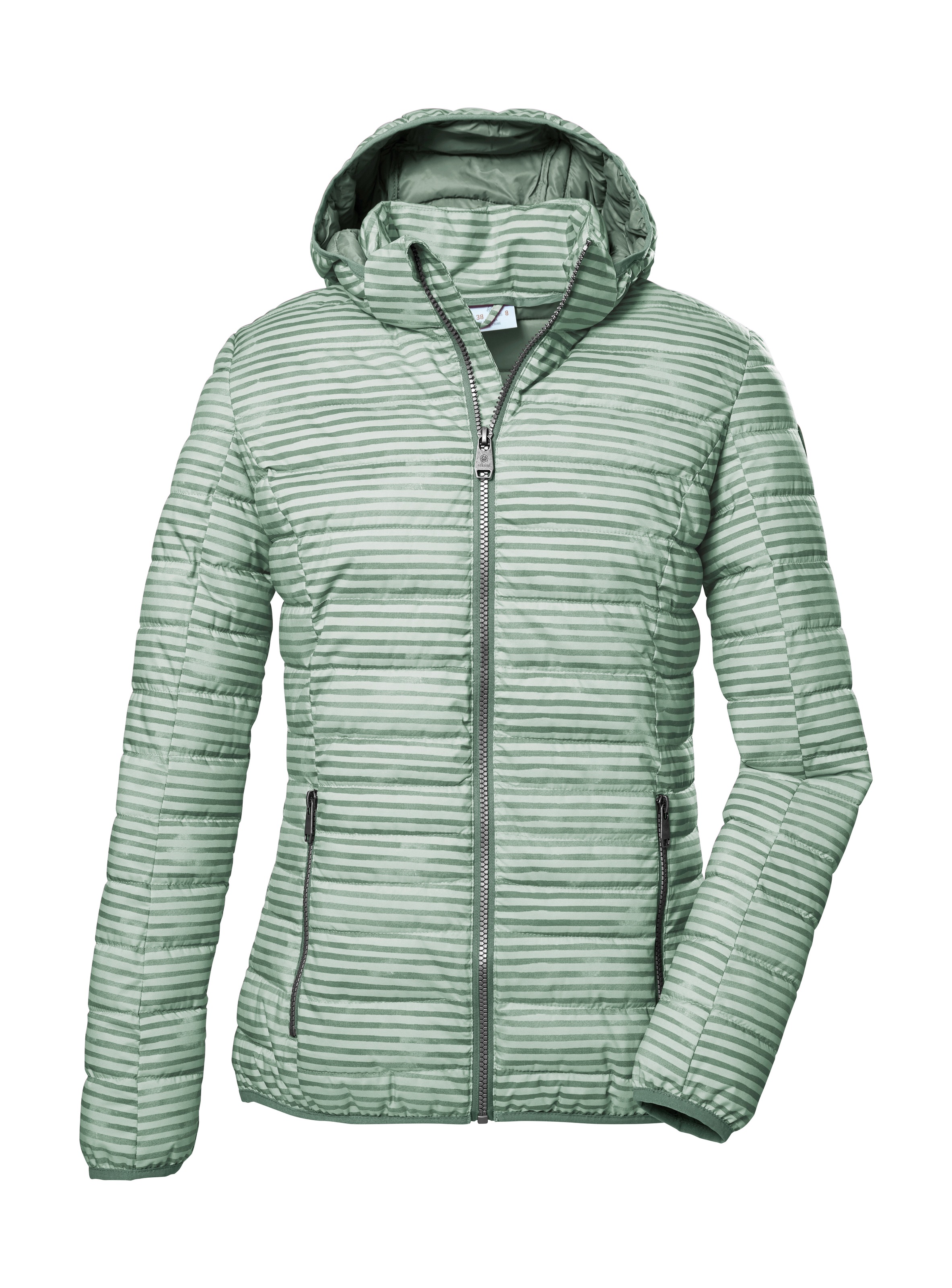 G.I.G.A. DX by killtec Steppjacke »Uyaka AOP« Wasser- und windabweisende Steppjacke mit abnehmbarer Kapuze