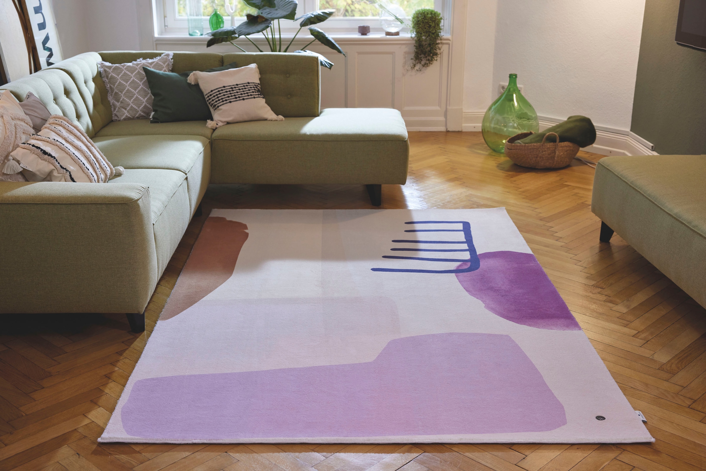 Design Kurzflor, online TAILOR »Shapes shoppen rechteckig, TWO«, HOME bedruckt, | - modernes Teppich Jelmoli-Versand TOM