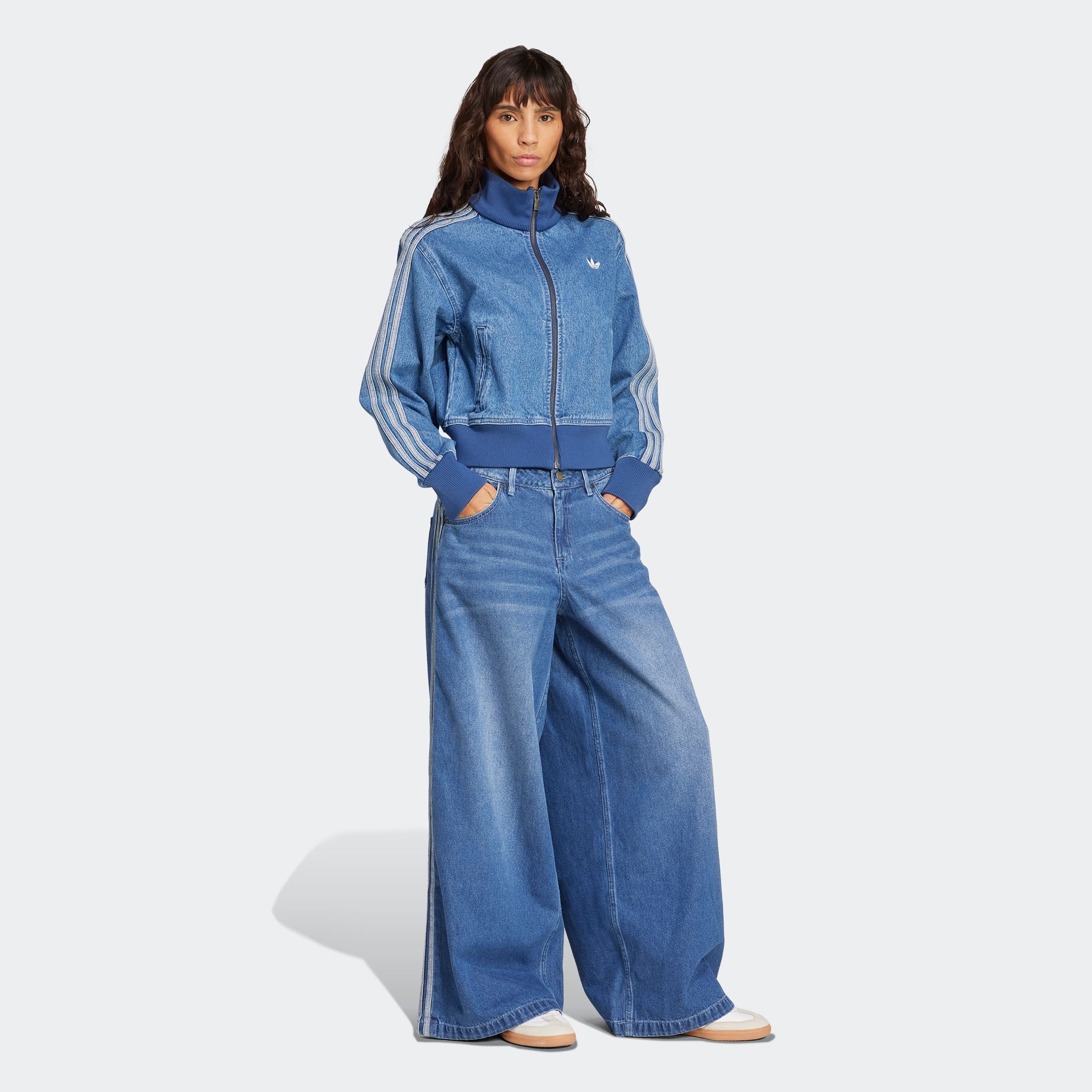 adidas Originals Sporthose »DENIM WIDE PANT«, (1 tlg.)