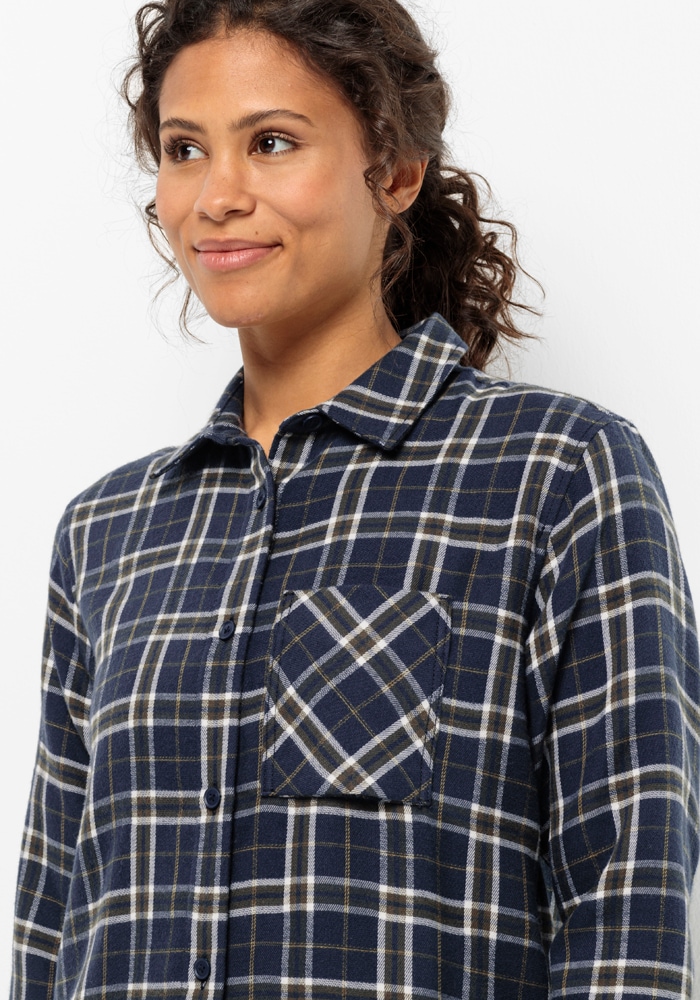 Jack Wolfskin Flanellbluse »MORGENLUFT SHIRT W«