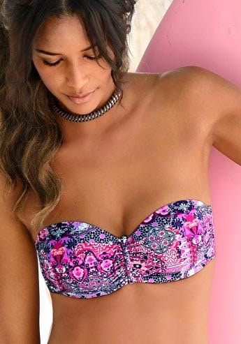 Buffalo Bandeau-Bikini-Top »Shari«, mit Paisleydruck