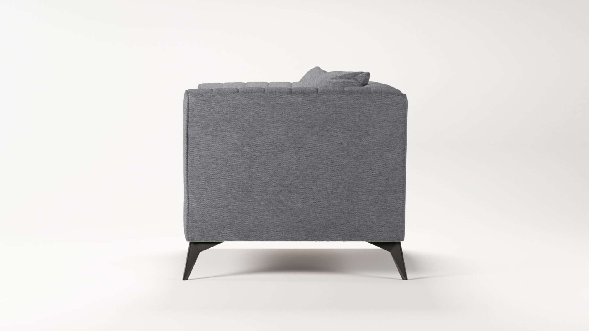 Places of Style Sessel »MATTHEW Loungesessel, Masse B/T/H: 99/86/74 cm«, incl. 1 Zierkissen, Steppung im Rückenbereich