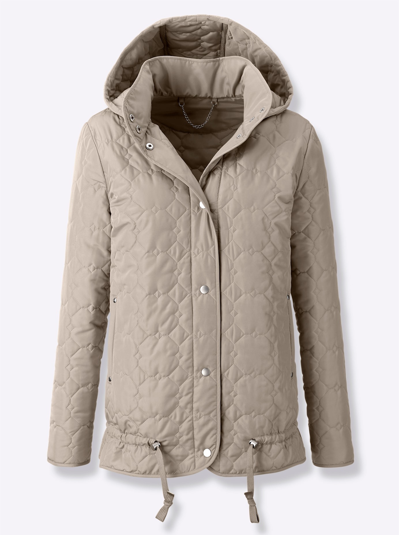 Inspirationen Steppjacke mit Kapuze