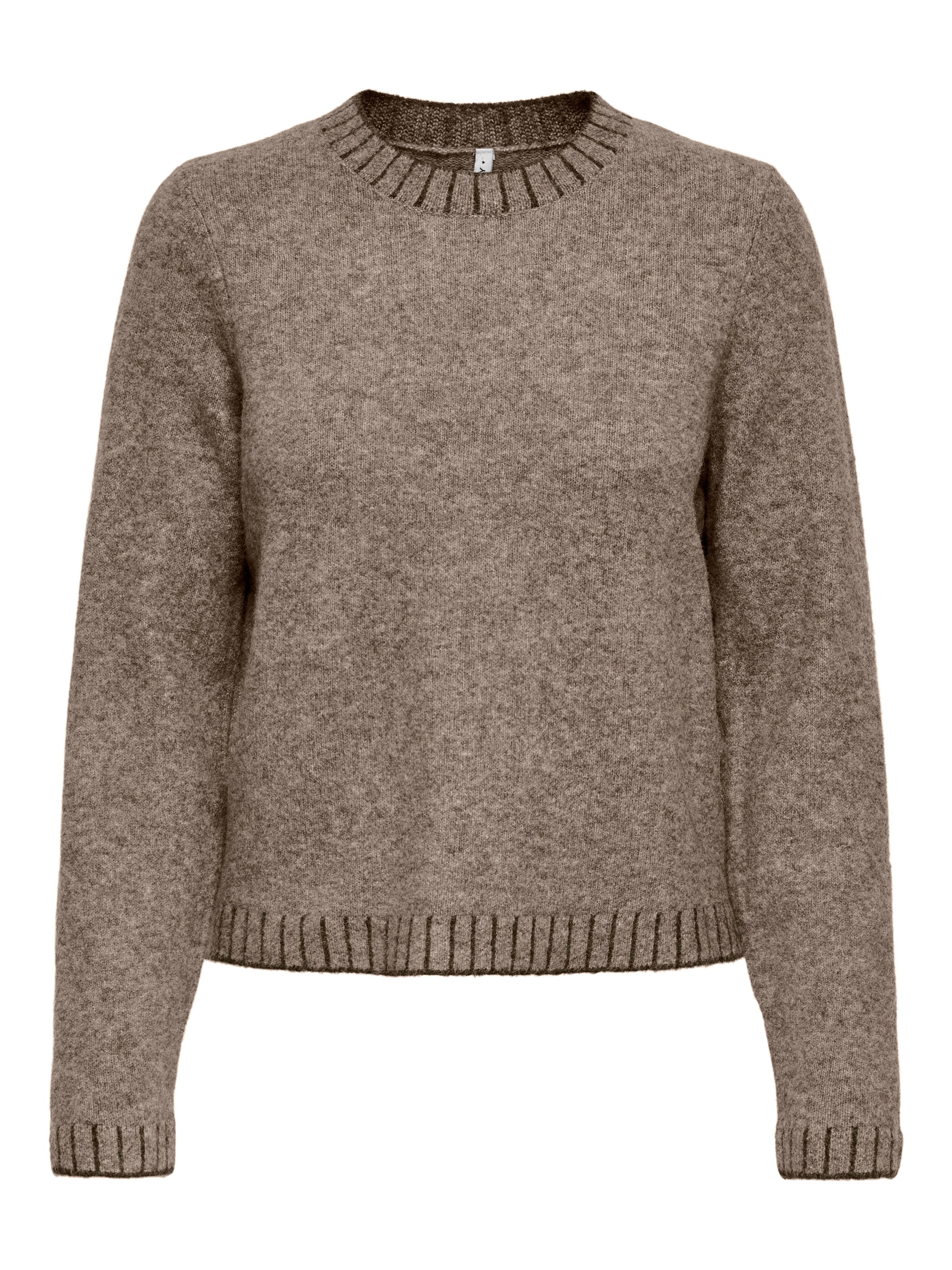 ONLY Strickpullover »ONLFINA LS STITCH O-NECK CC KNT«