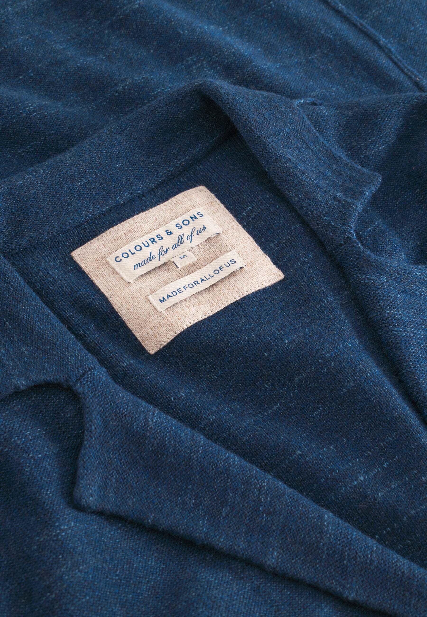 colours & sons Kurzjacke »colours & sons Blazer Blazer Slub«