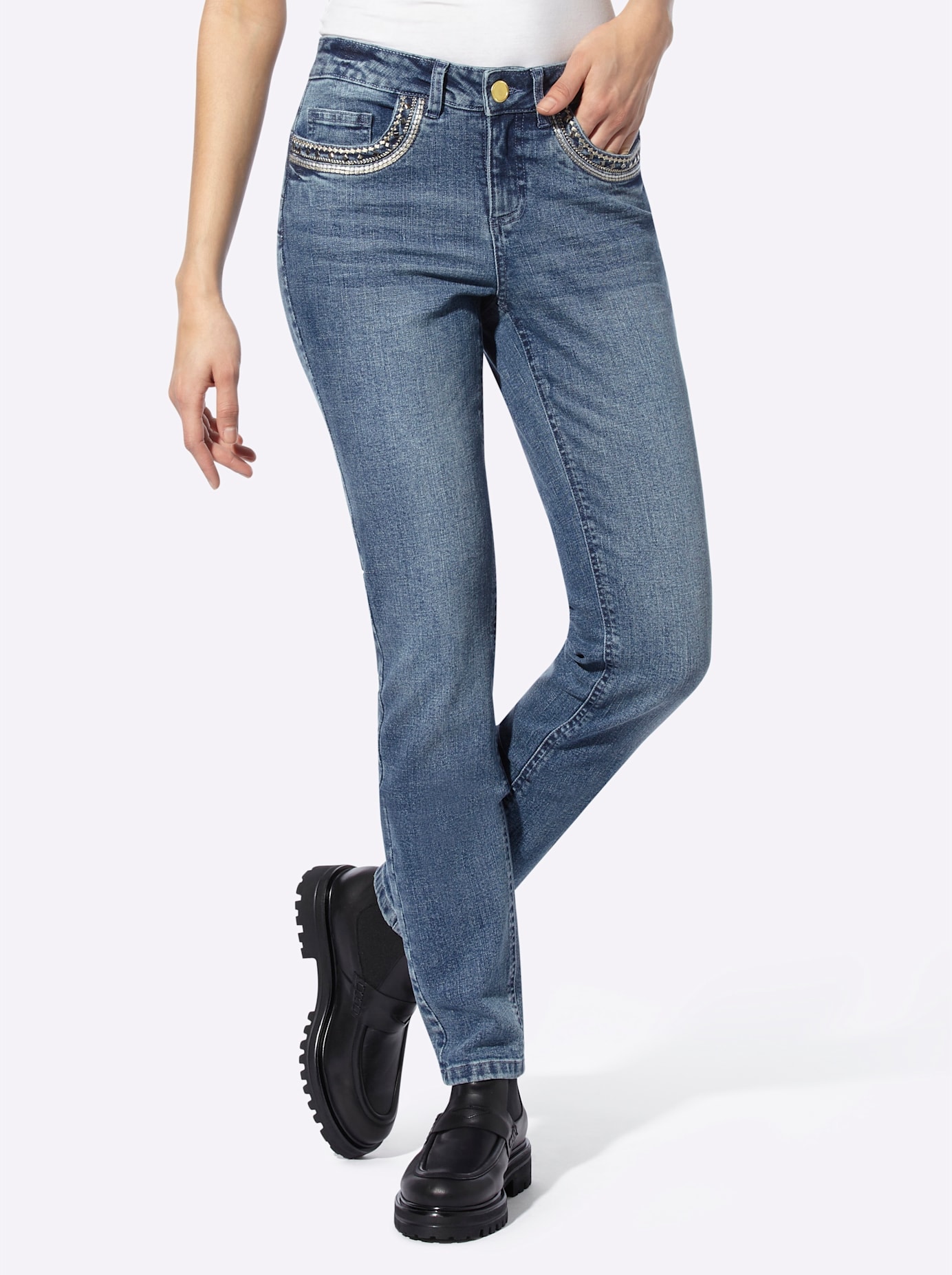 heine Push-up-Jeans, (1 tlg.)