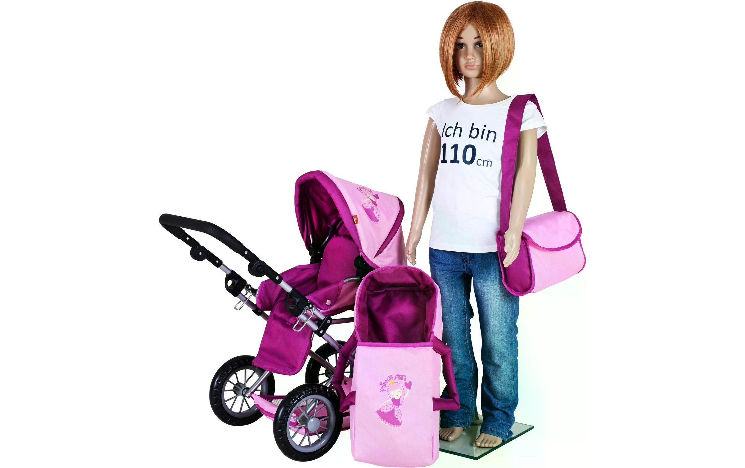 Knorrtoys® Puppenwagen »Ruby Princess Pink«