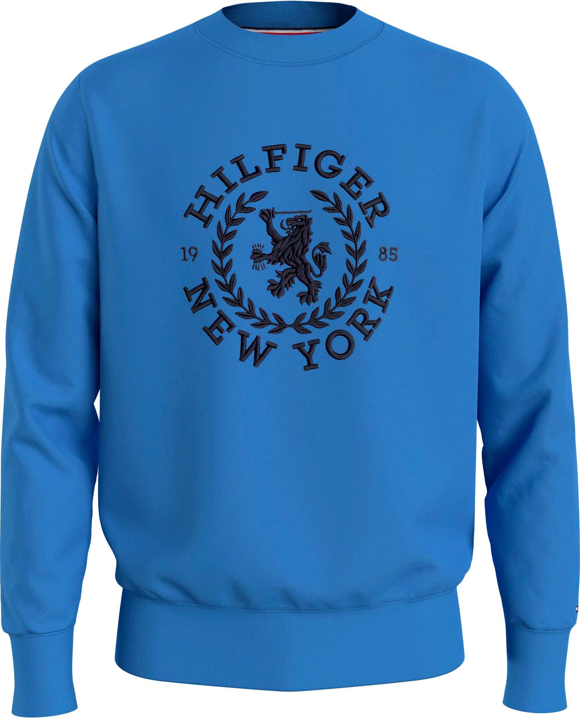Tommy Hilfiger Sweatshirt »BIG auf CREST Jelmoli-Versand ICON | SWEATSHIRT«, Logo shoppen Brust grossem online der mit