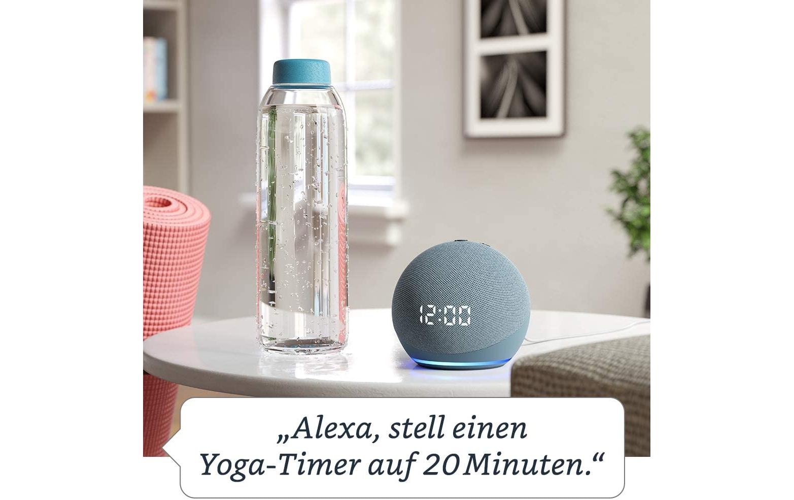Amazon Bluetooth-Speaker »Echo Dot 4. Gen. mit Uhr«