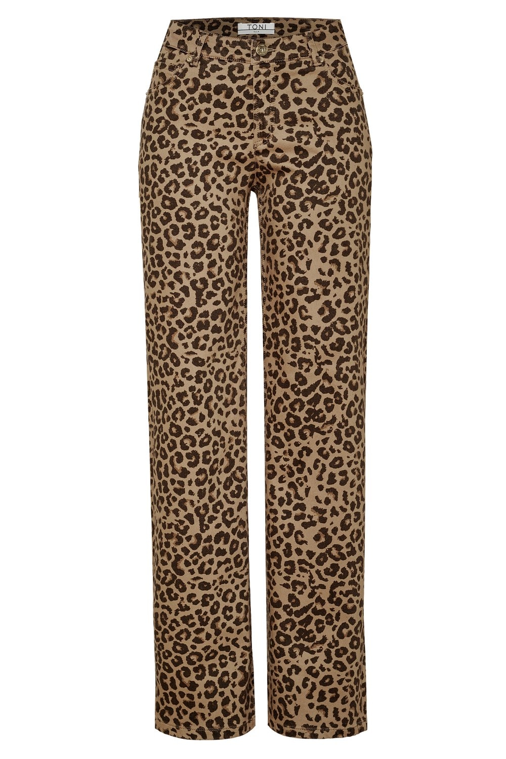 TONI Straight-Jeans »Ella«, mit Leo-Print