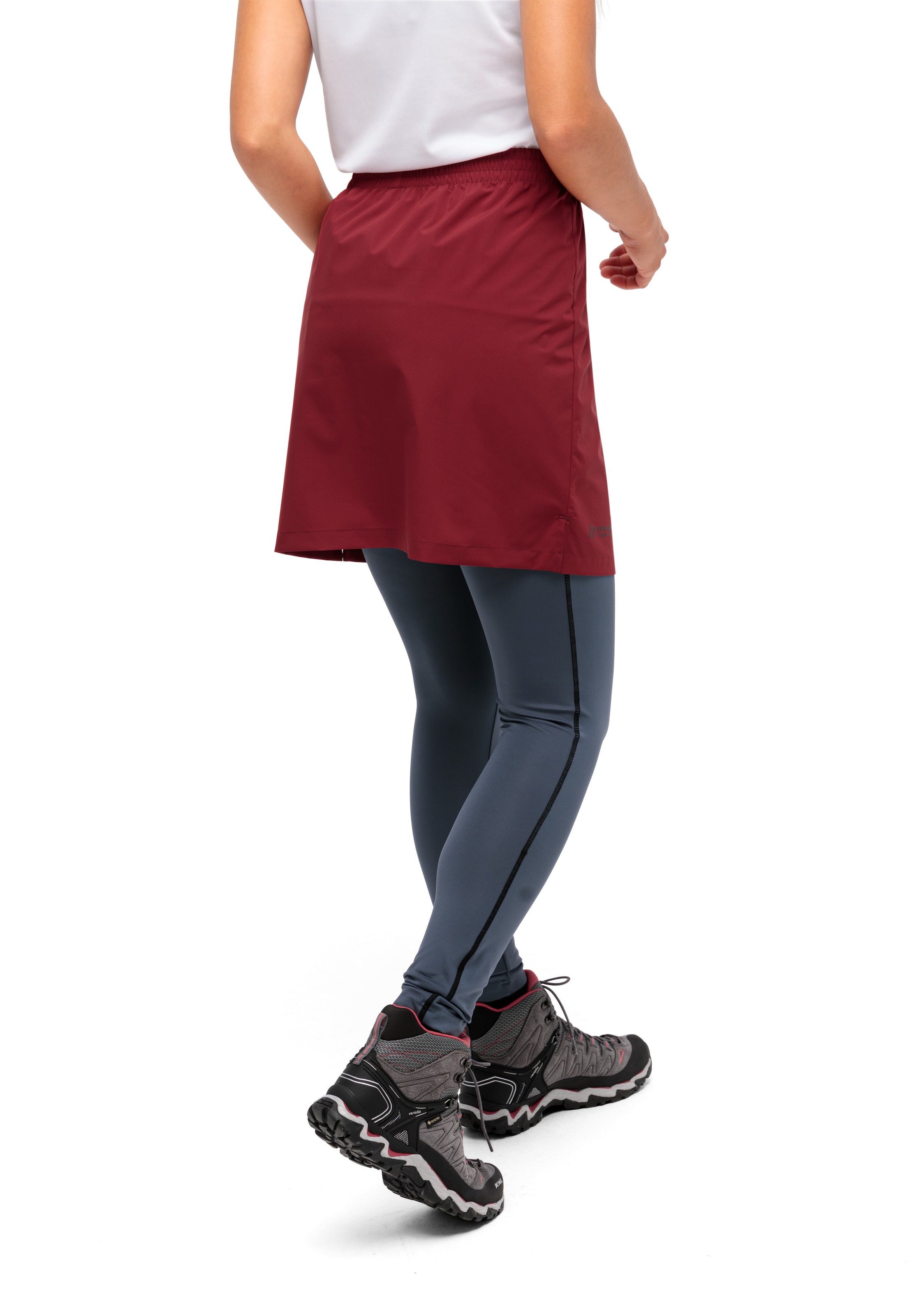 Maier Sports Midirock »Rain Skirt 2.0«, Damen Regenrock, wasserabweisend atmungsaktiv, Rock in sich verpackbar