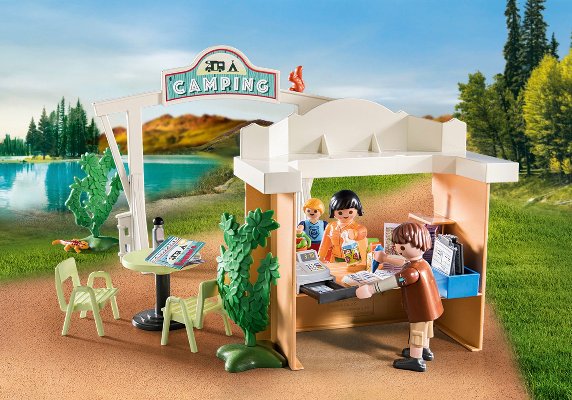 Playmobil® Konstruktions-Spielset »Campingplatz (71424), Family & Fun«, (100 St.)