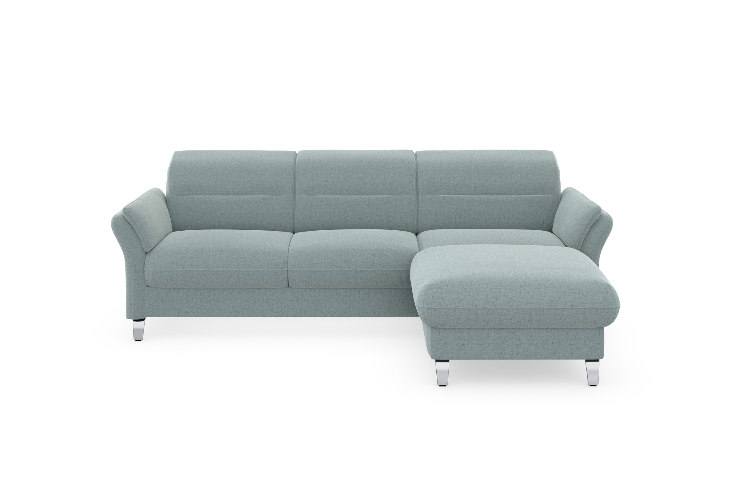 sit&more Ecksofa »Grenoble L-Form mit Federkern«, wahlweise mit Bettfunktion, Bettkasten, Arm- und Kopfteilverstellung