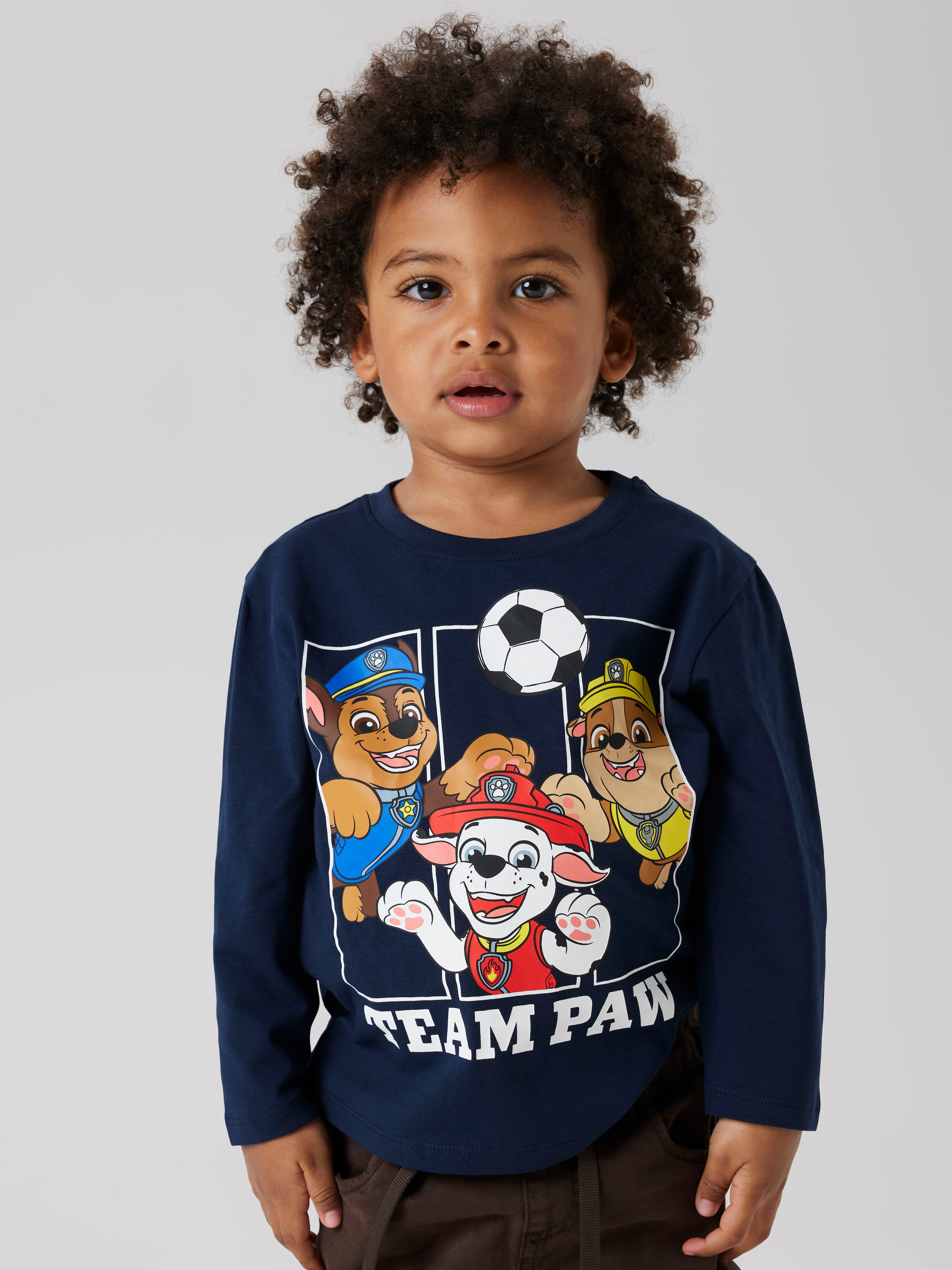 Name It Langarmshirt »NMMJOLL PAW NREG LS TOP NOOS CPLG«