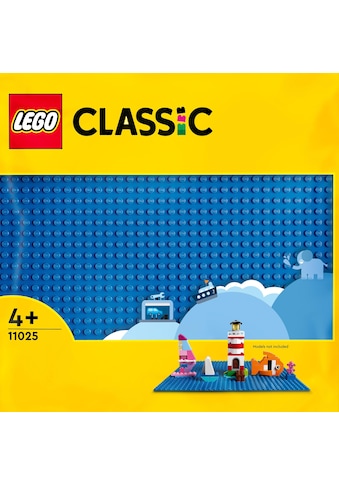 Konstruktionsspielsteine »Blaue Bauplatte (11025), LEGO® Classic«, (1 St.)