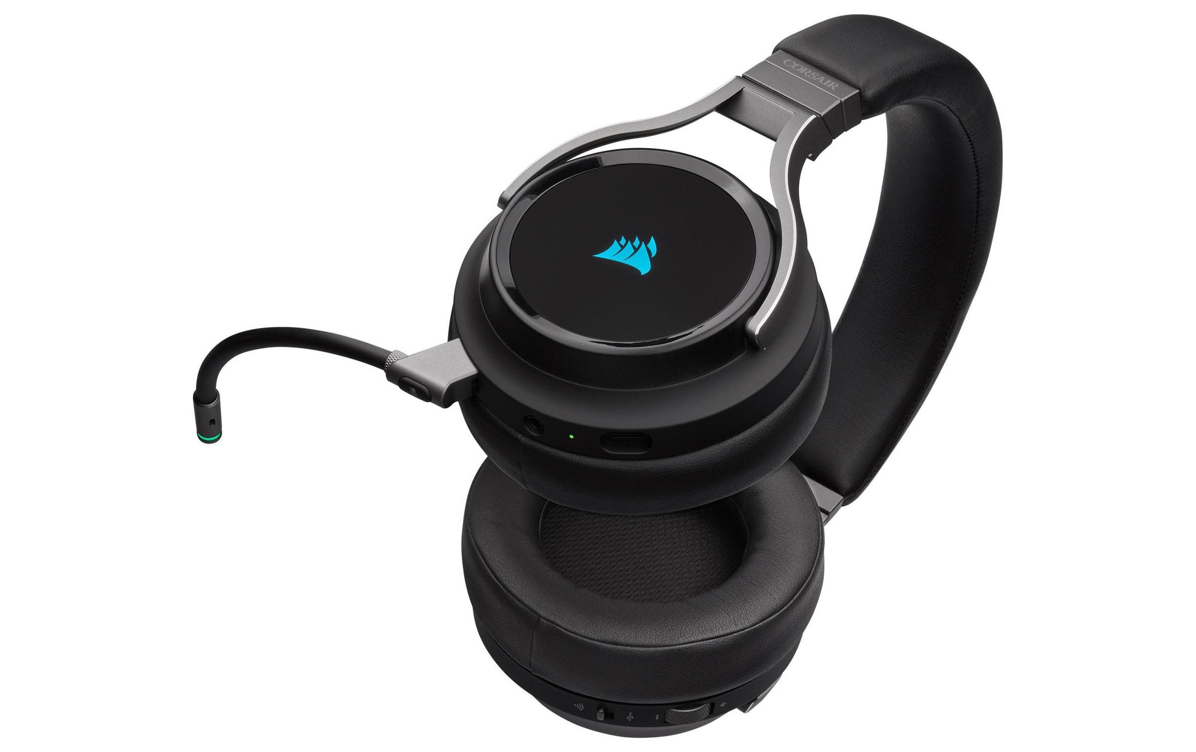 Corsair Gaming-Headset »Virtuoso RGB Wireless Carbon«, Mikrofon abnehmbar