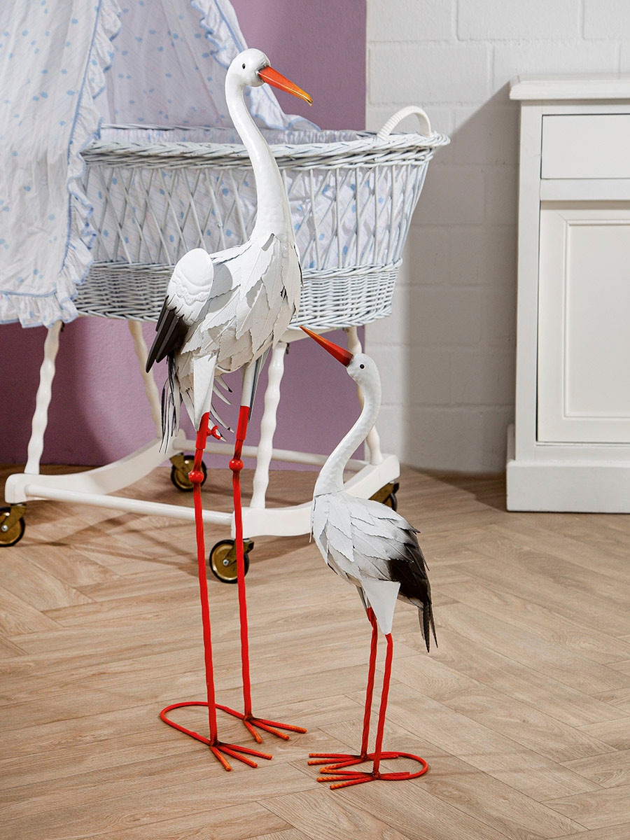 GILDE Tierfigur »Storch Adebar aufschauend«