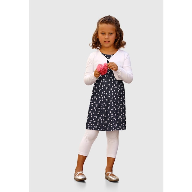 ✵ KIDSWORLD Bolero, Kleid & Leggings, (Set), mit Sternchendruck günstig  ordern | Jelmoli-Versand