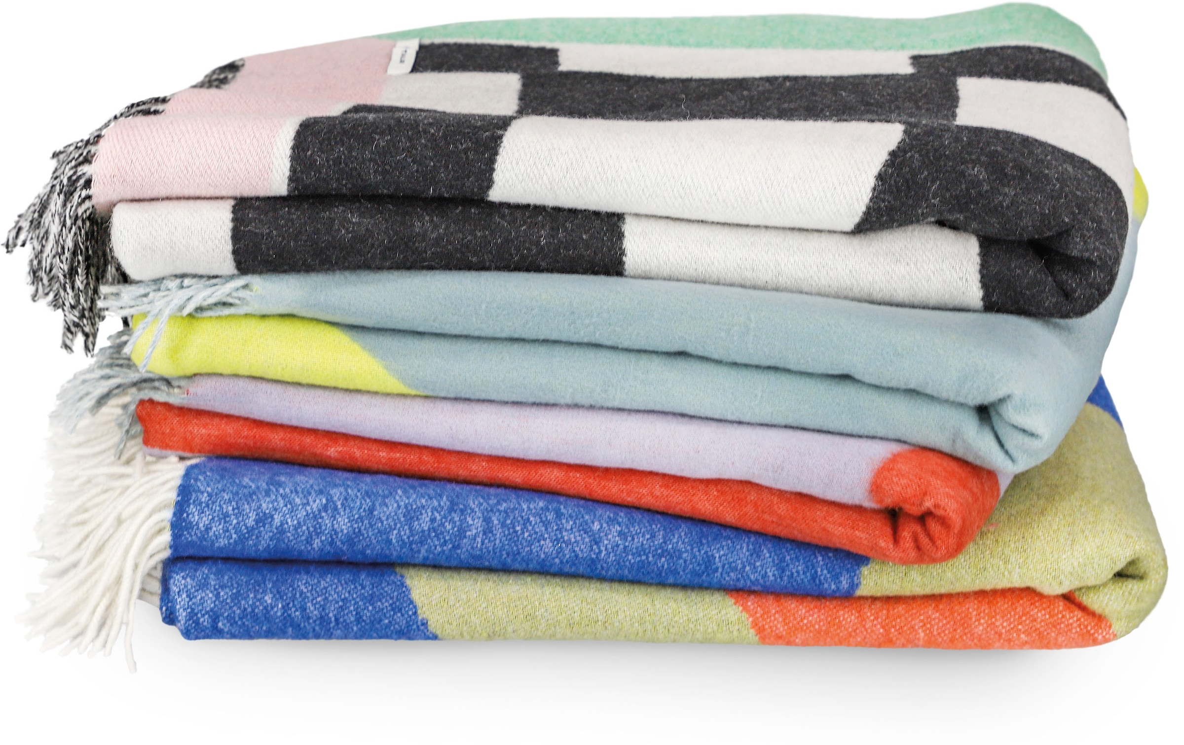 TOM TAILOR HOME Plaid »Checkmate Bings«, Künstlerkollektion