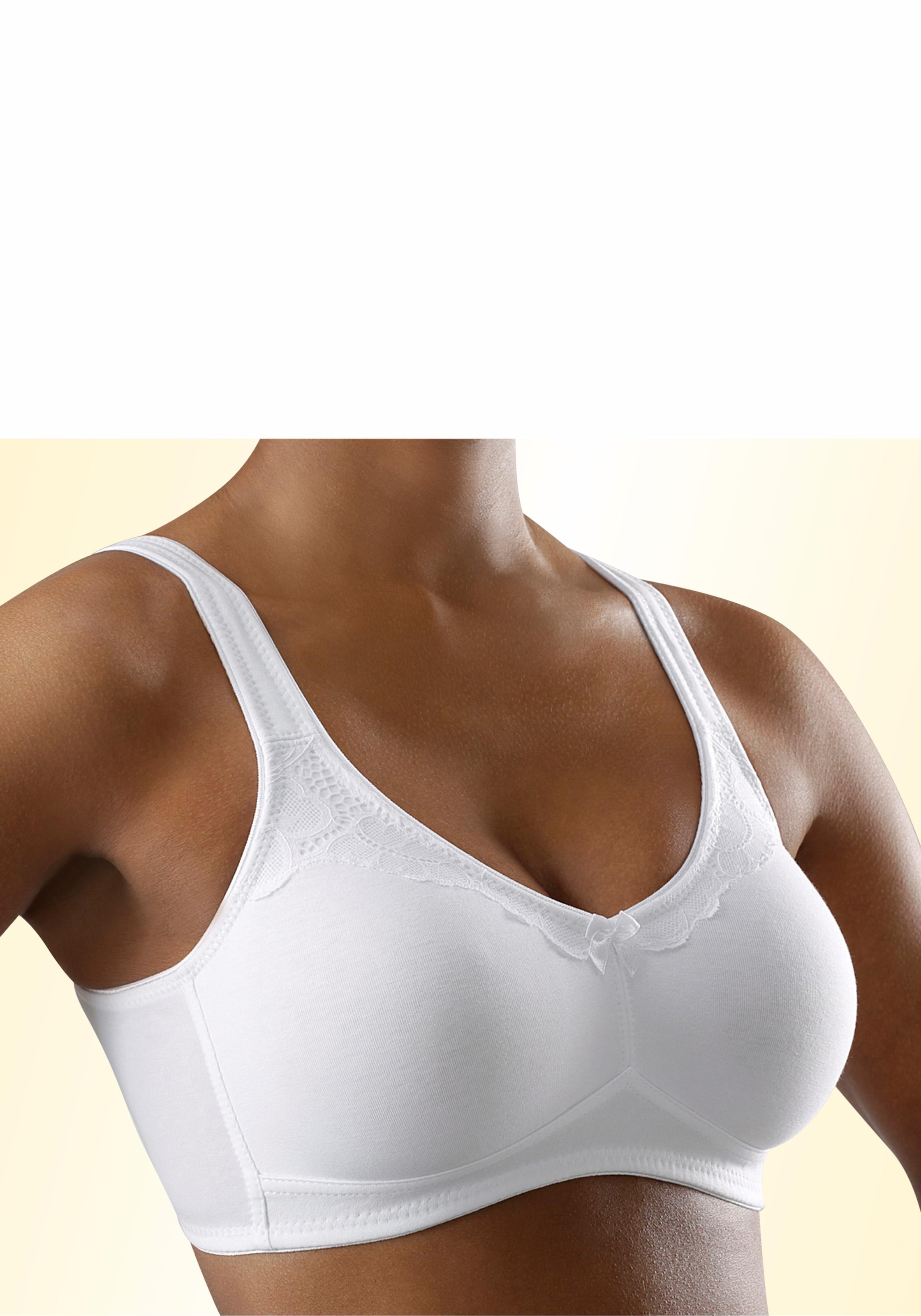 Naturana Soft-BH Cup B-D, Soft-BH ohne Schale und Bügel, Mesh-Details