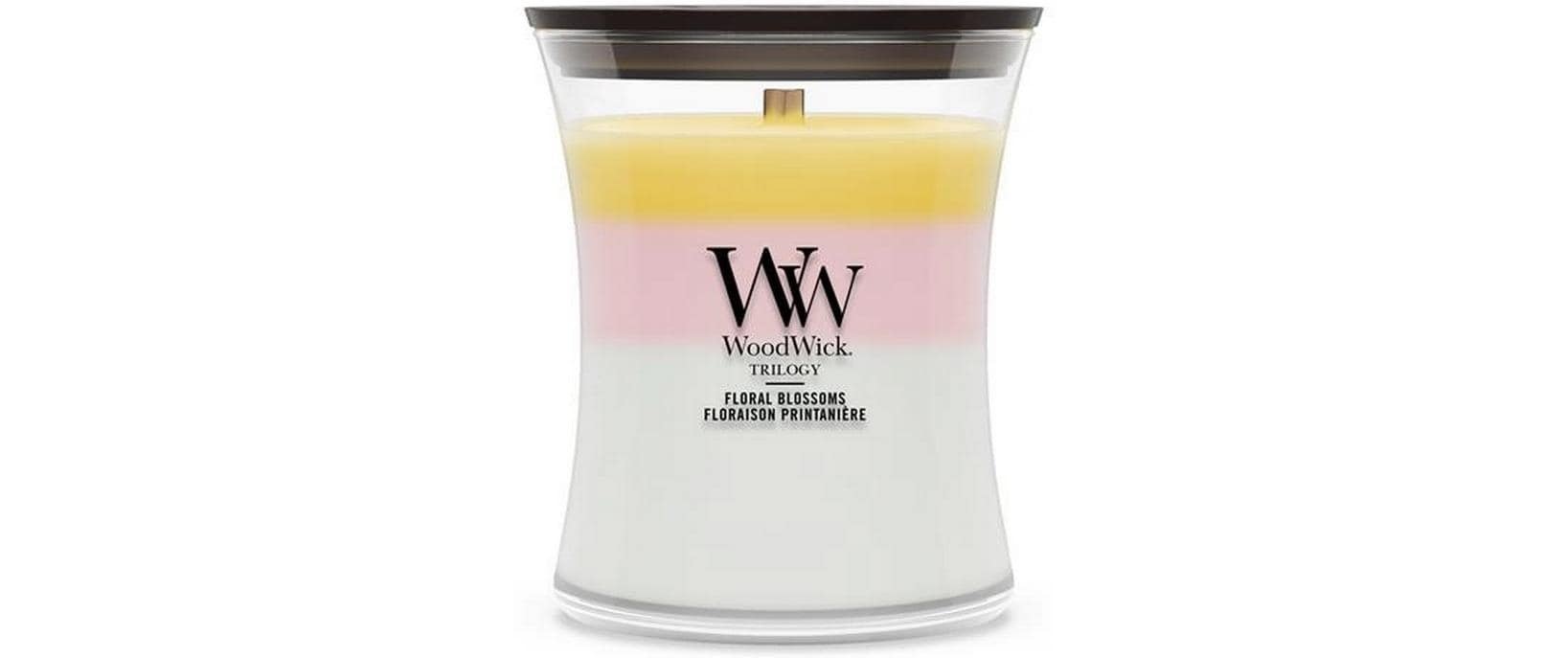 Woodwick Duftkerze "Floral Blossoms Trilogy Medium Jar"