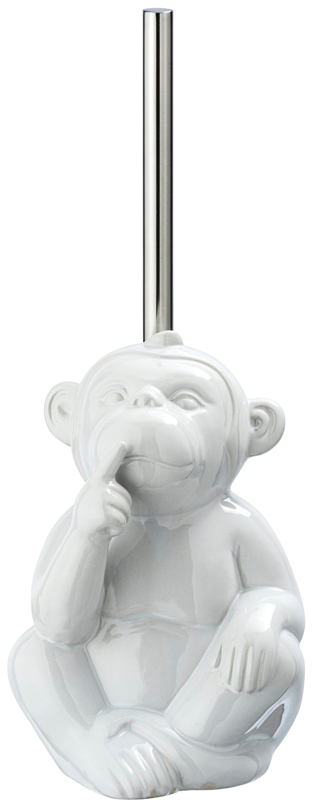 WENKO WC-Garnitur »Monkey«, 1 St., aus Keramik, Keramik