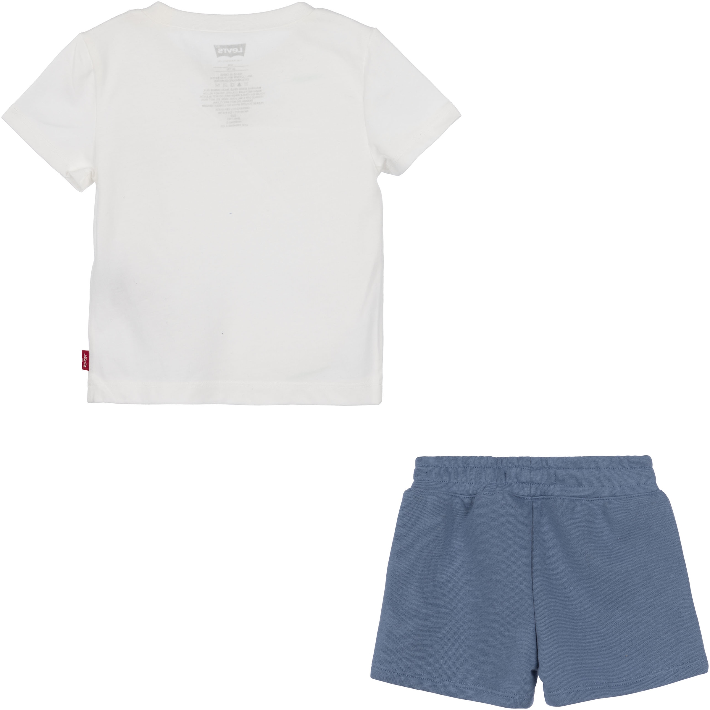 Levi's® Kids Shirt & Shorts »LVB BATWING TEE & KNIT SHORT S«, mit Markenlabel - supersoft