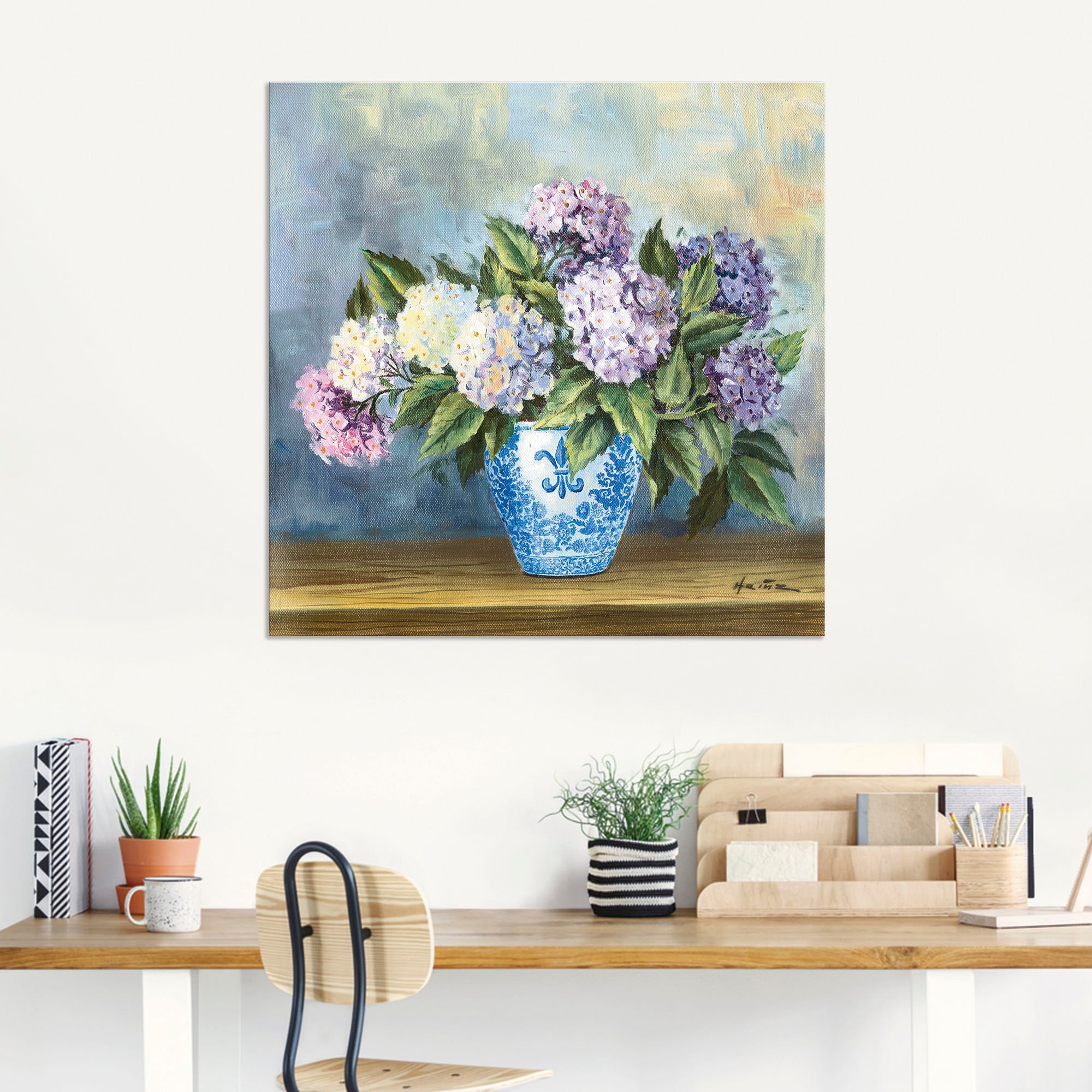 Artland Wandbild »Hortensien«, Blumenbilder, (1 St.), als Alubild,  Leinwandbild, Wandaufkleber oder Poster in versch. Grössen online bestellen  | Jelmoli-Versand