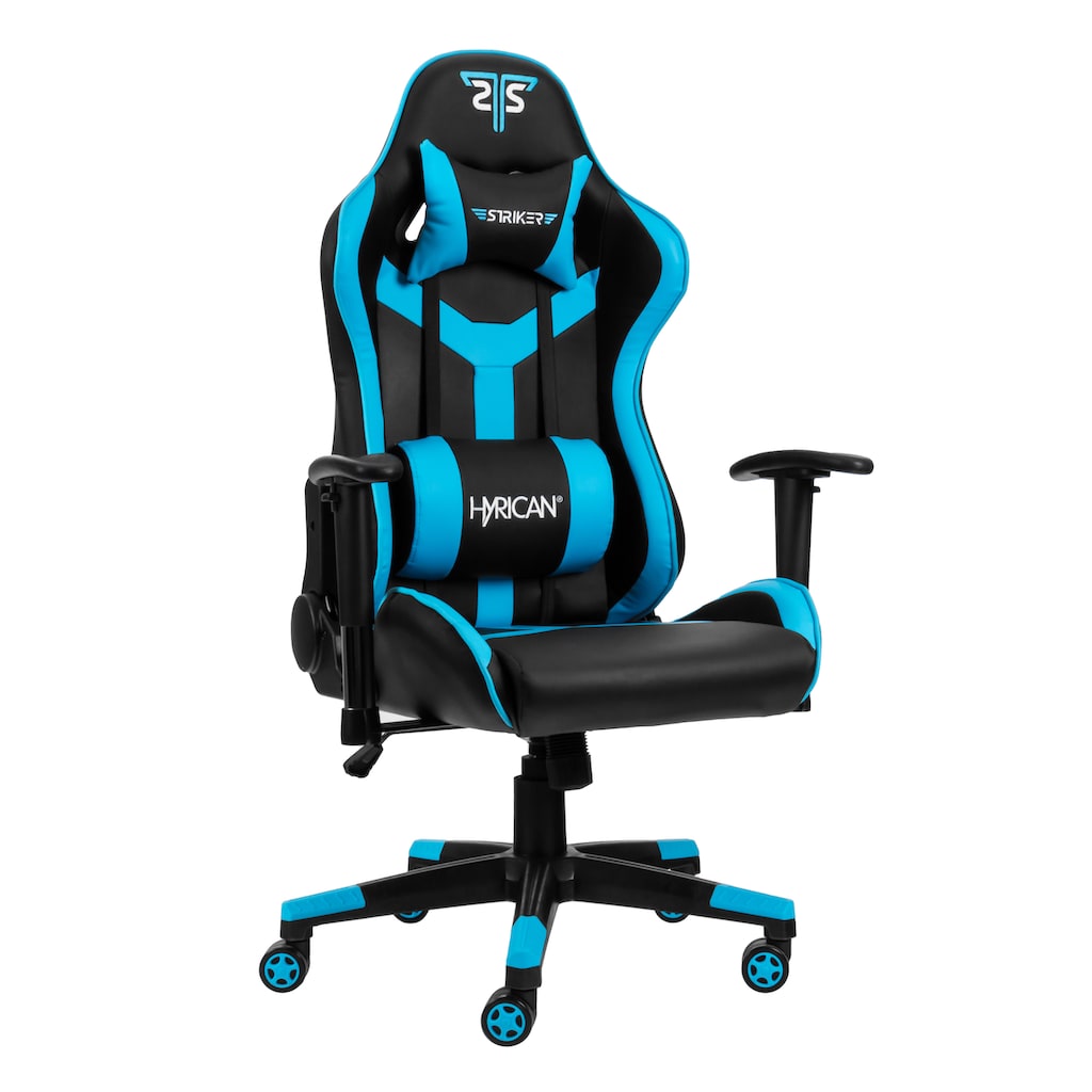 Hyrican Gaming-Stuhl »"Striker Copilot" schwarz/blau, Kunstleder, ergonomischer Gamingstuhl«