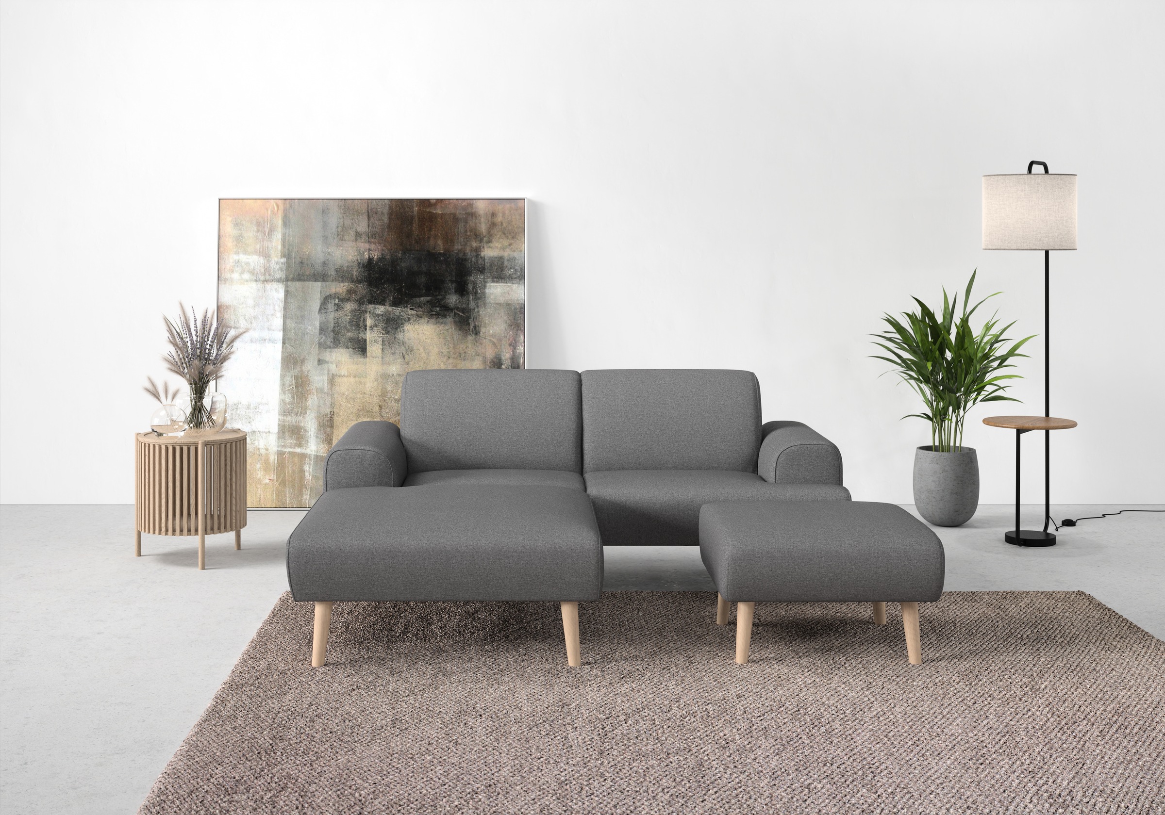 andas Ecksofa »Swift L-Form«, Federkern-Polsterung, B/T/H: 192/83/176 cm