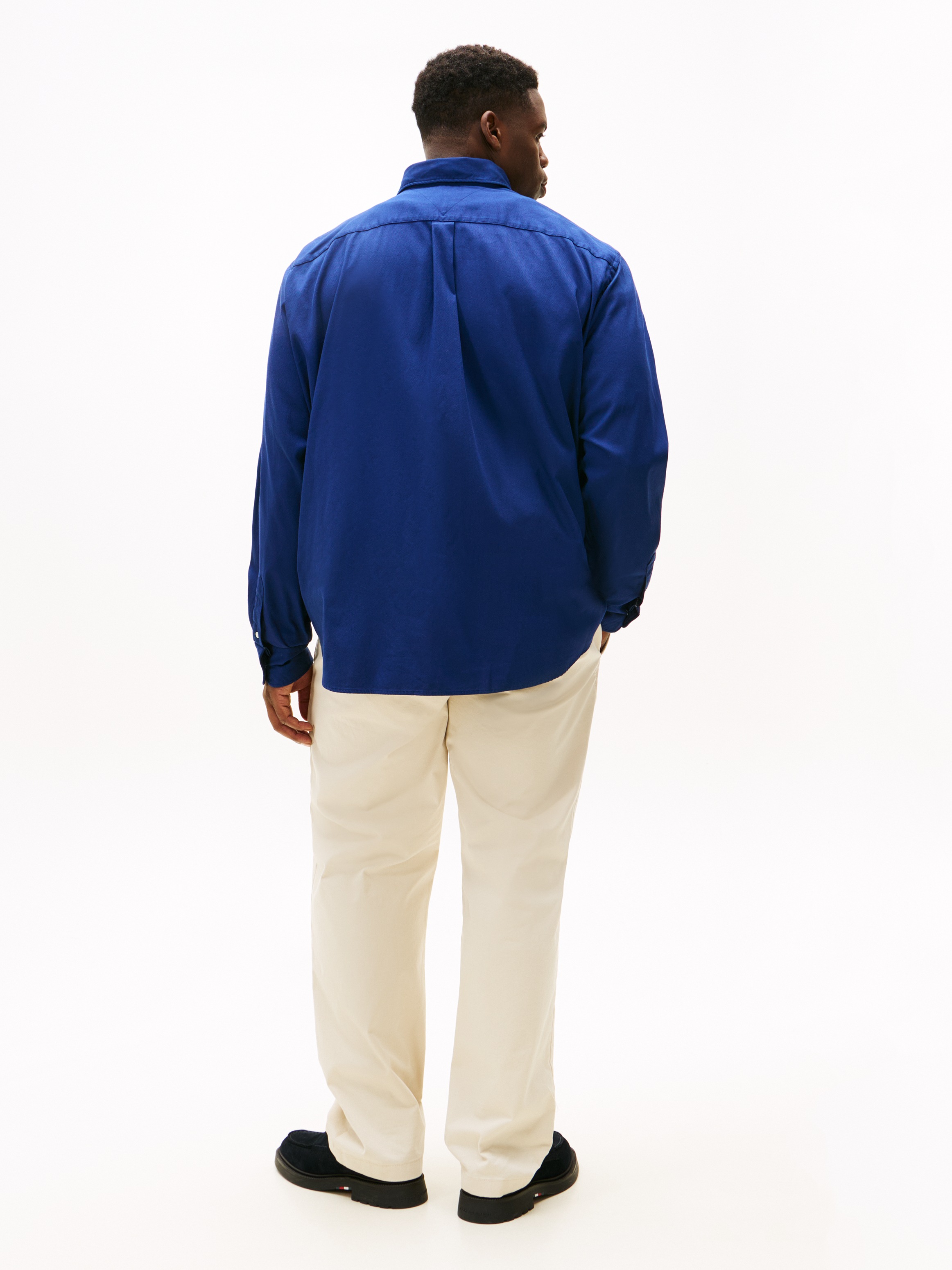 Tommy Hilfiger Big & Tall Langarmhemd, Grosse Grössen, Button-Down-Kragen