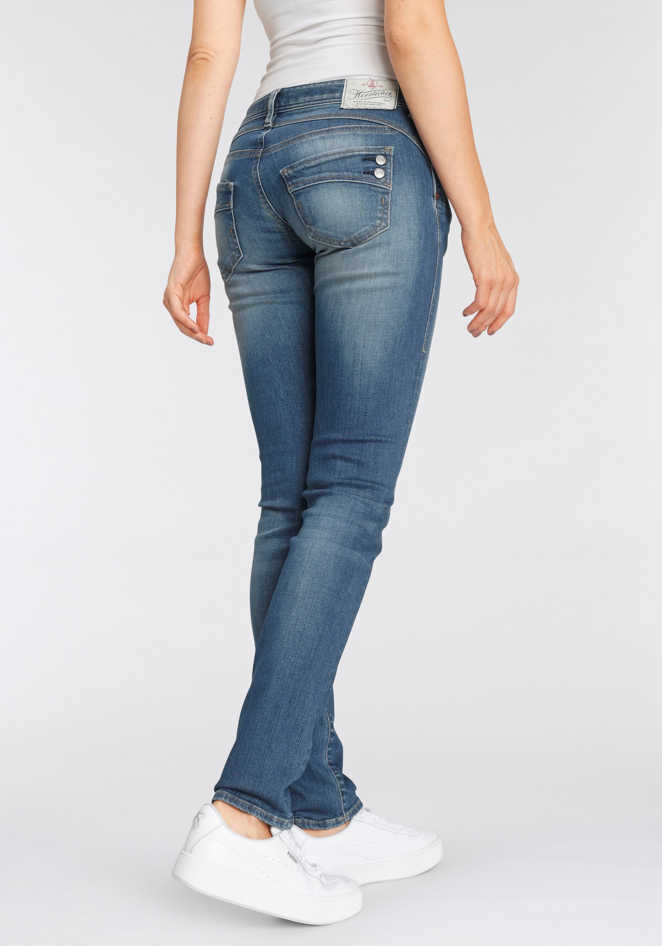 Herrlicher Slim-fit-Jeans »PIPER SLIM ORGANIC«, Kitotex Jelmoli-Versand shoppen Technology online Schweiz dank umweltfreundlich bei