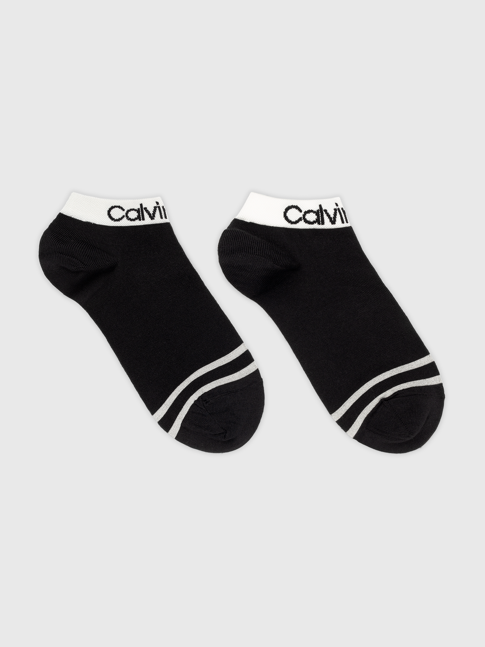 Calvin Klein Jeans Kurzsocken »CK WOMEN QUARTER 2P LOGO WELT«, (2 Paar), Coolmax-Garn, Einheitsgrösse passend von 37-41