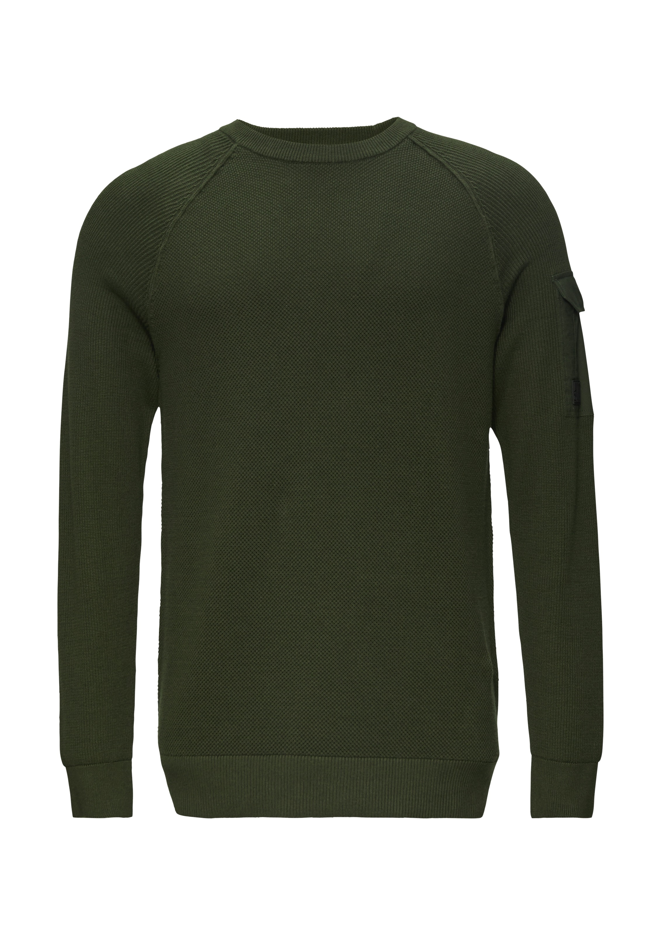s.Oliver Strickpullover, mit aufgesetzter Tasche am Arm