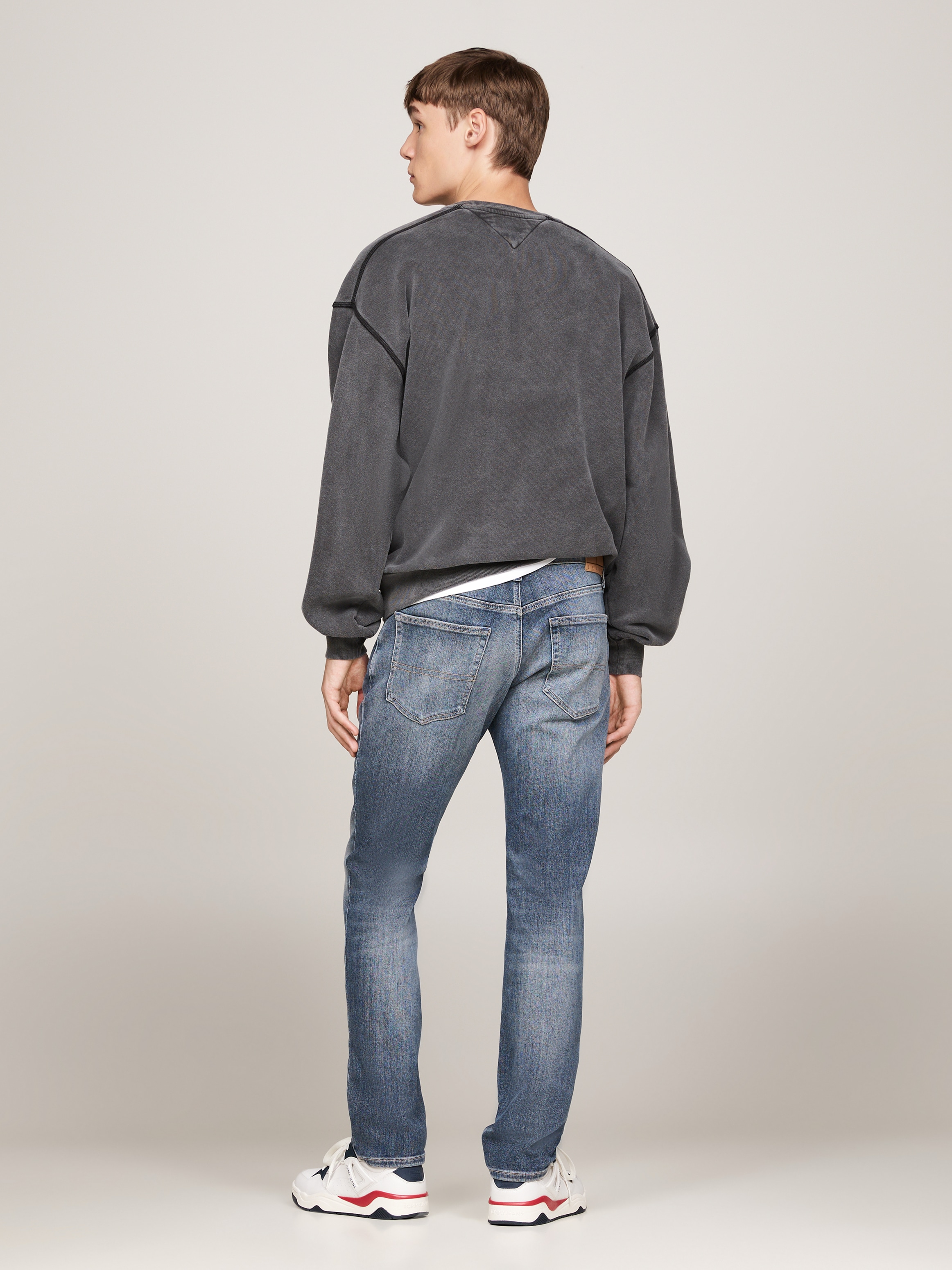 Tommy Jeans Slim-fit-Jeans »Scanton Slim«, Slim‑Fit‑Jeans mit mittlerer Leibhöhe, 5‑Pocket‑Design