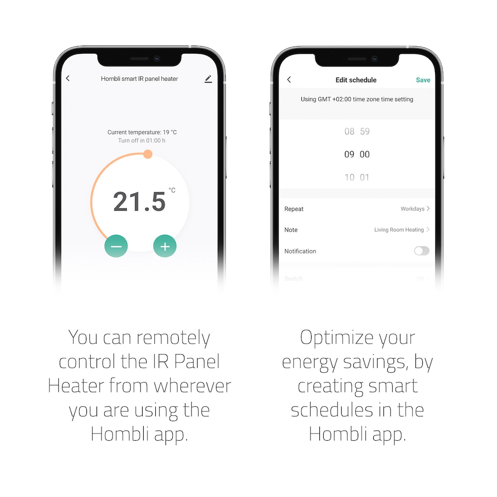 Hombli Smart-Home-Zubehör »smartes Infrarot Heizpanel, 350W«