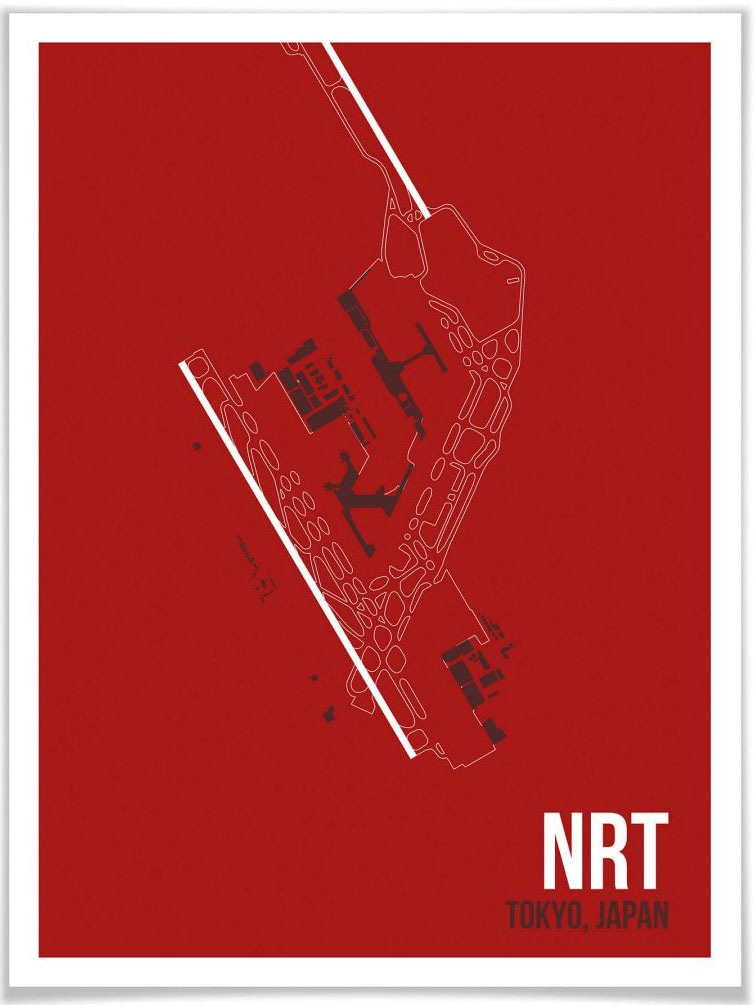 Wall-Art Poster ohne bestellen St.), NRT Grundriss Grundriss, Bilderrahmen Jelmoli-Versand 1 Tokyo«, | Poster online (Set, »Wandbild