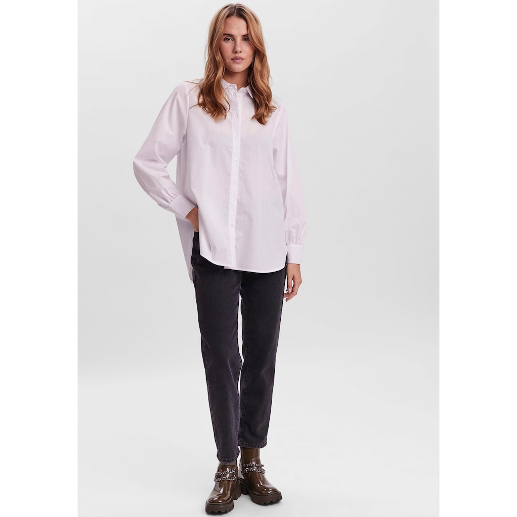 Vero Moda Longbluse »VMELLA L/S BASIC SHIRT NOOS«