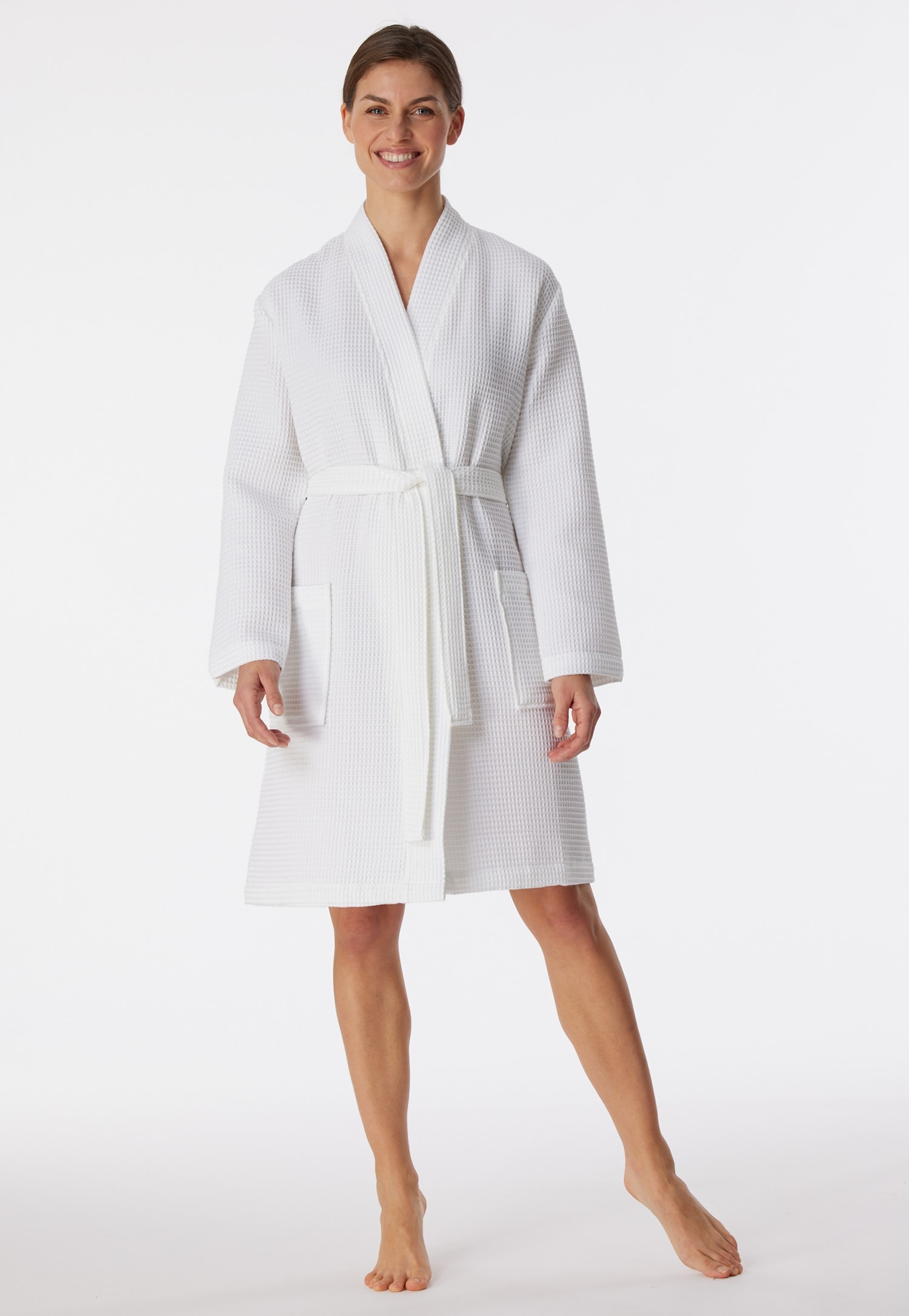 Schiesser Damenbademantel »"Original Classics"«, mit klassischen Kimono-Schnitt