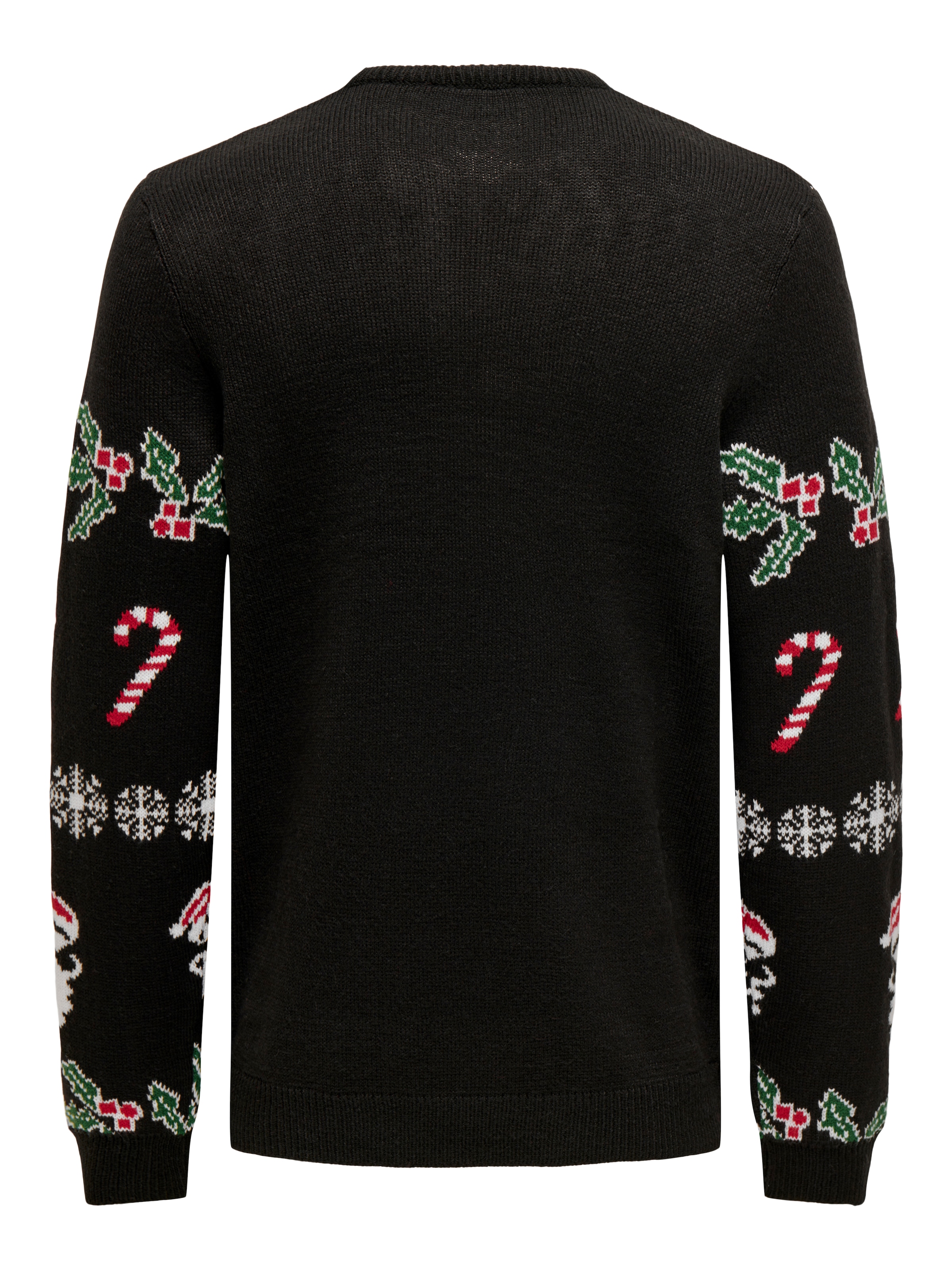 ONLY & SONS Strickpullover »ONSXMAS REG 5 ALLOVER CREW KNIT«