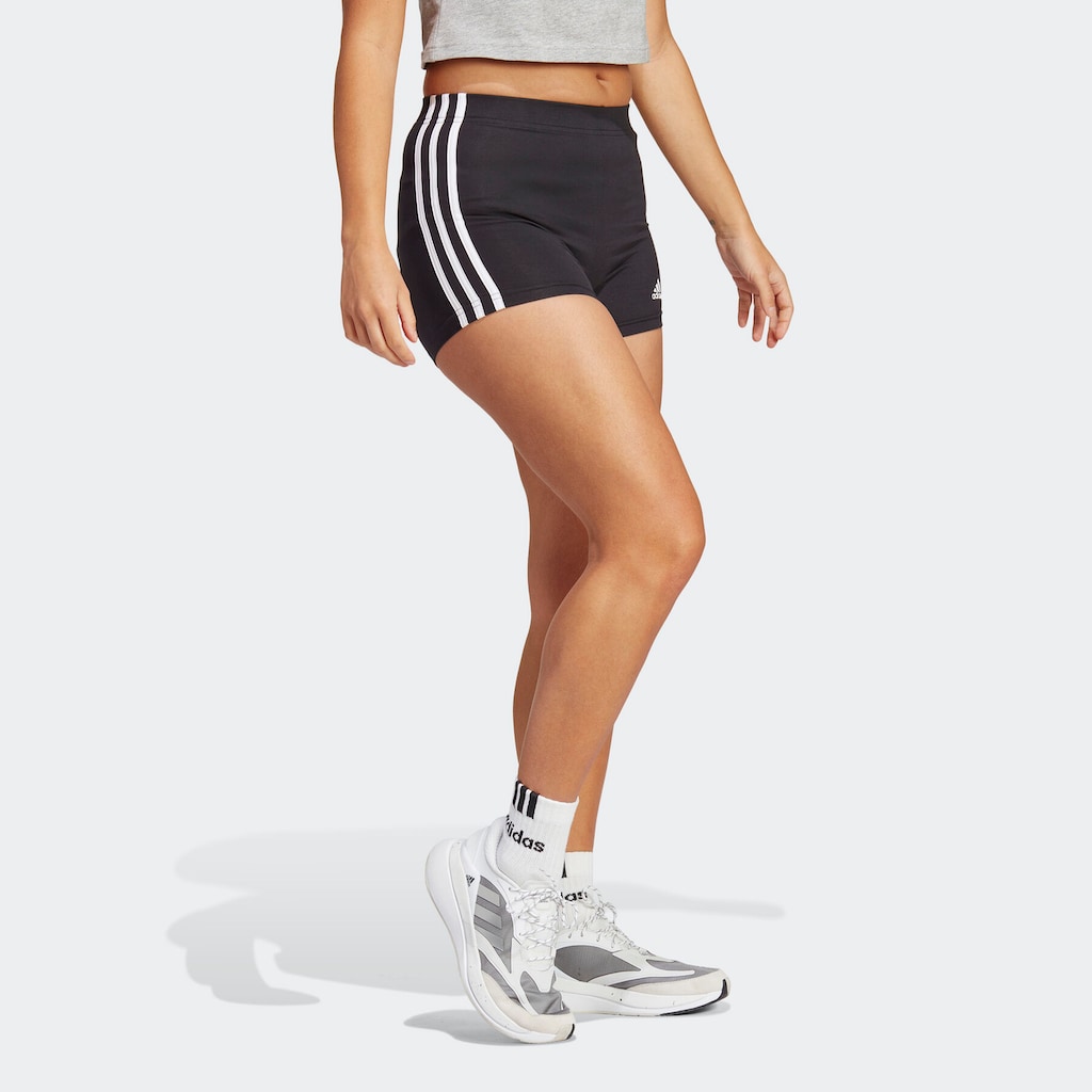adidas Sportswear Shorts »ESSENTIALS 3-STREIFEN SINGLE JERSEY BOOTY«, (1 tlg.)