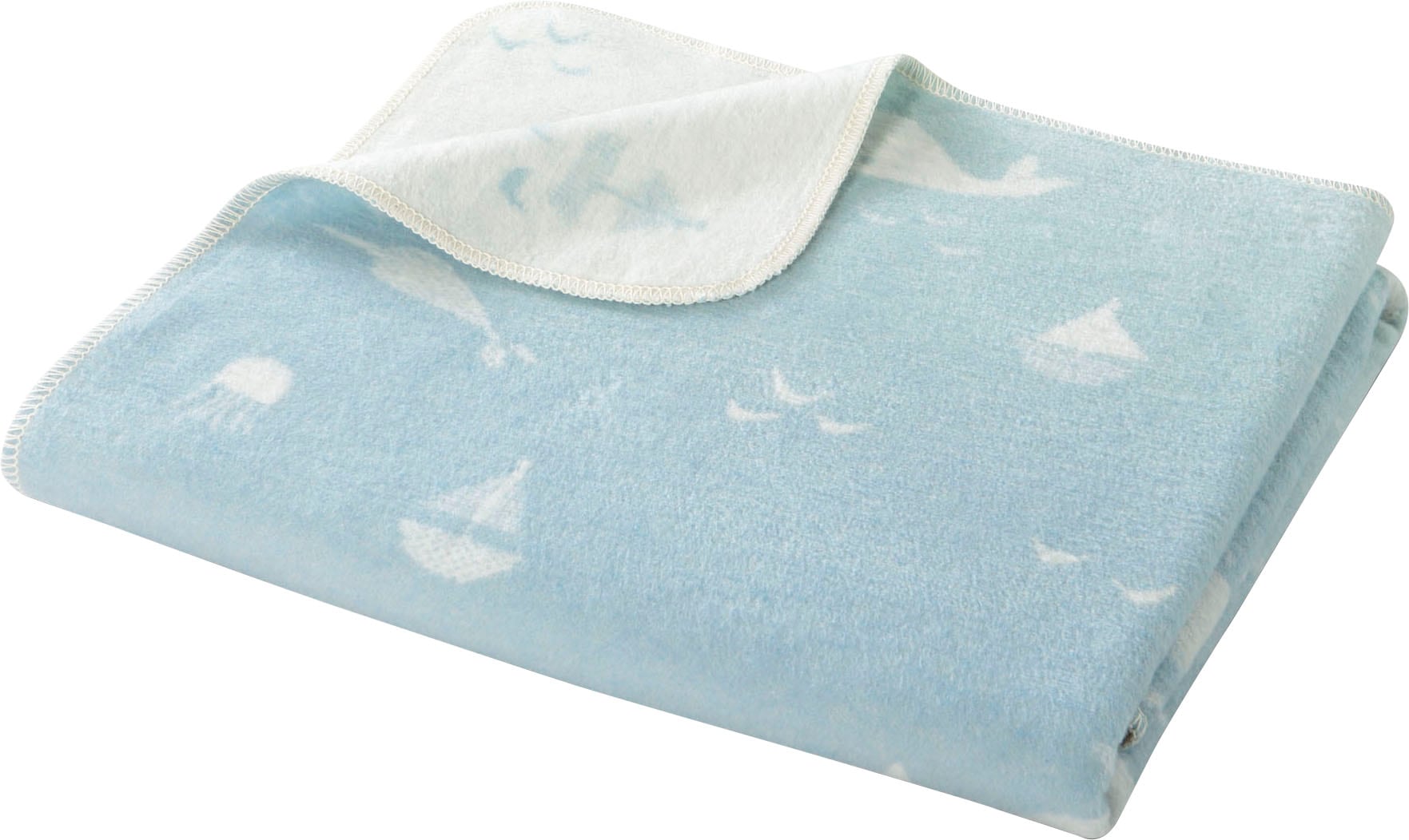 ✵ Biederlack Babydecke »Ocean«, im kindlich maritimen Design, Kuscheldecke  online bestellen | Jelmoli-Versand