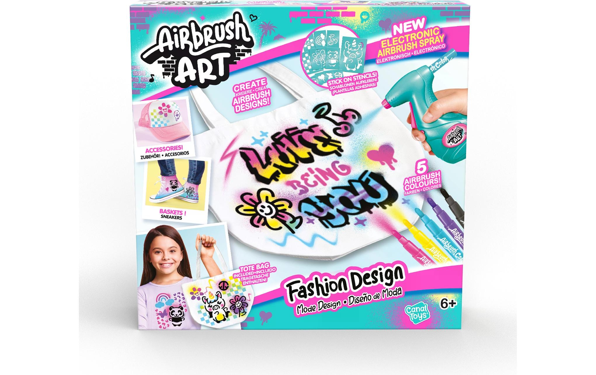 Kreativset »Canal Toys Airbrush Art Fashion Design Kit«