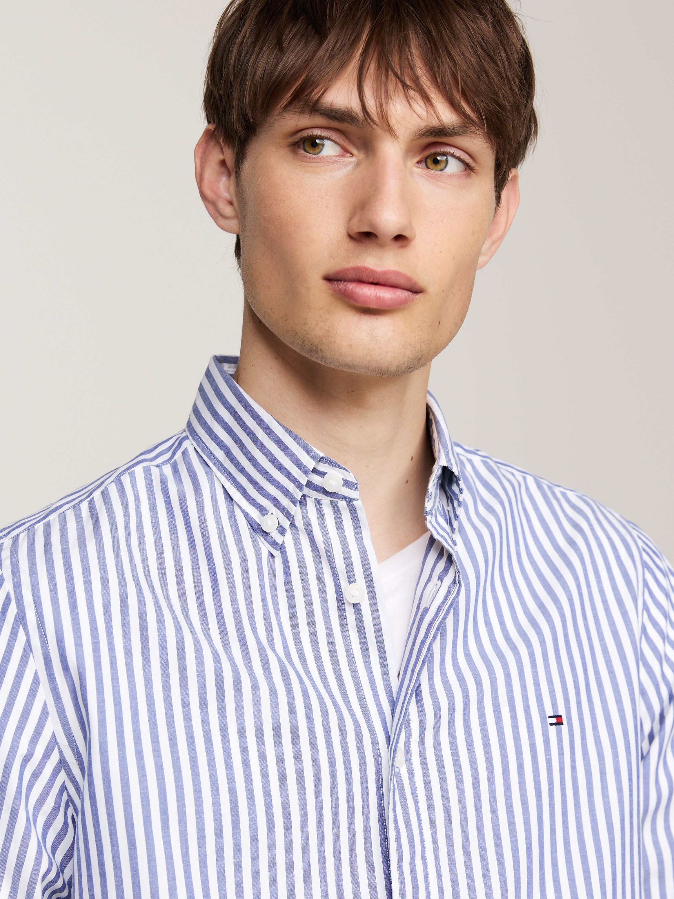 Tommy Hilfiger Businesshemd »CLASSIC POPLIN STRIPE SF SHIRT«