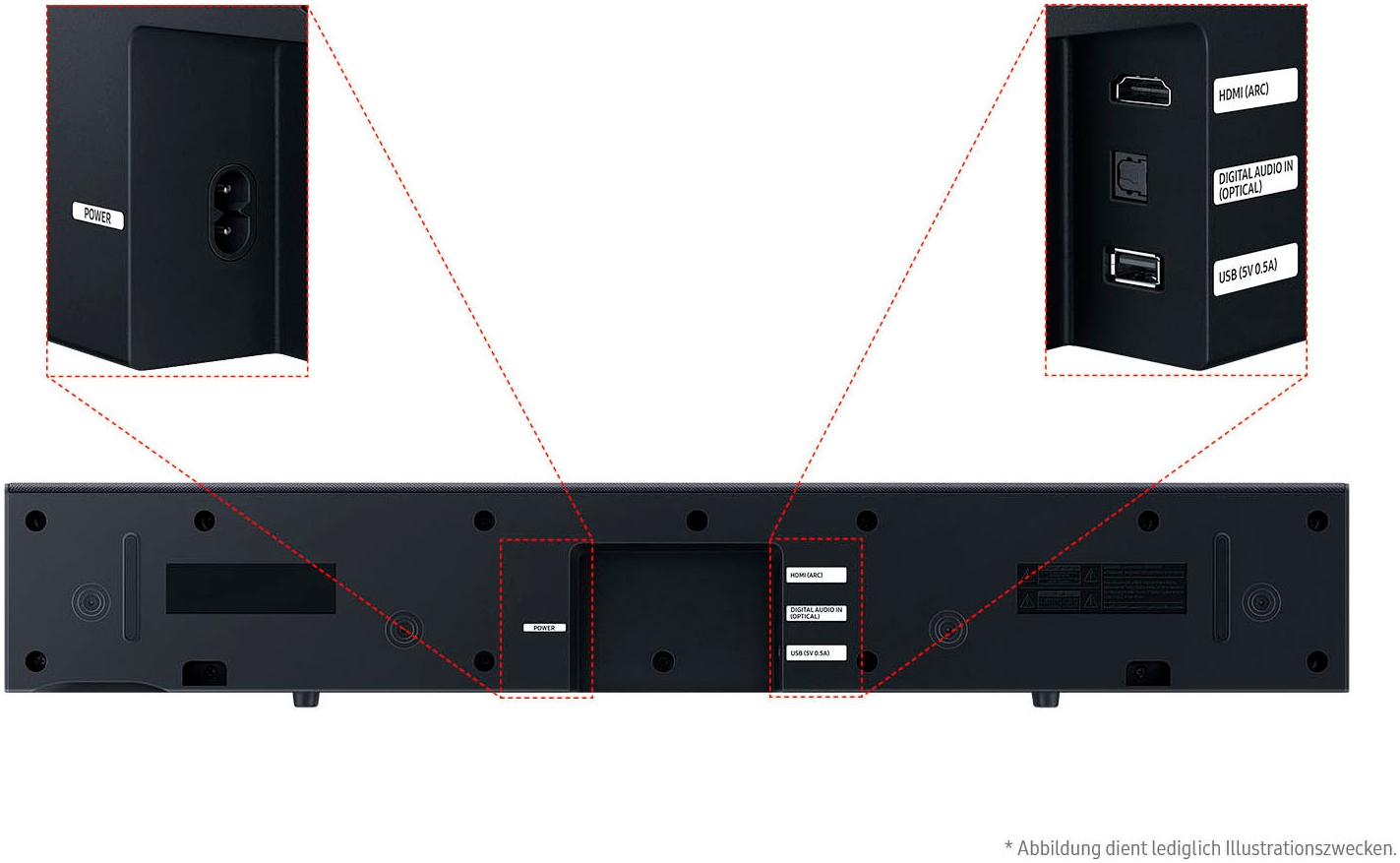 Samsung Soundbar »HW-B410GF Soundbar«, 2.0-Kanal Surround Sound System, Game Mode, One Remote Control