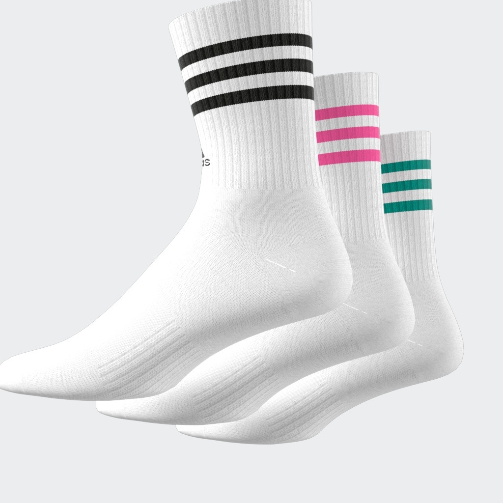 adidas Performance Funktionssocken »3STREIFEN CUSHIONED CREW SOCKEN, 3 PAAR«, (3 Paar)