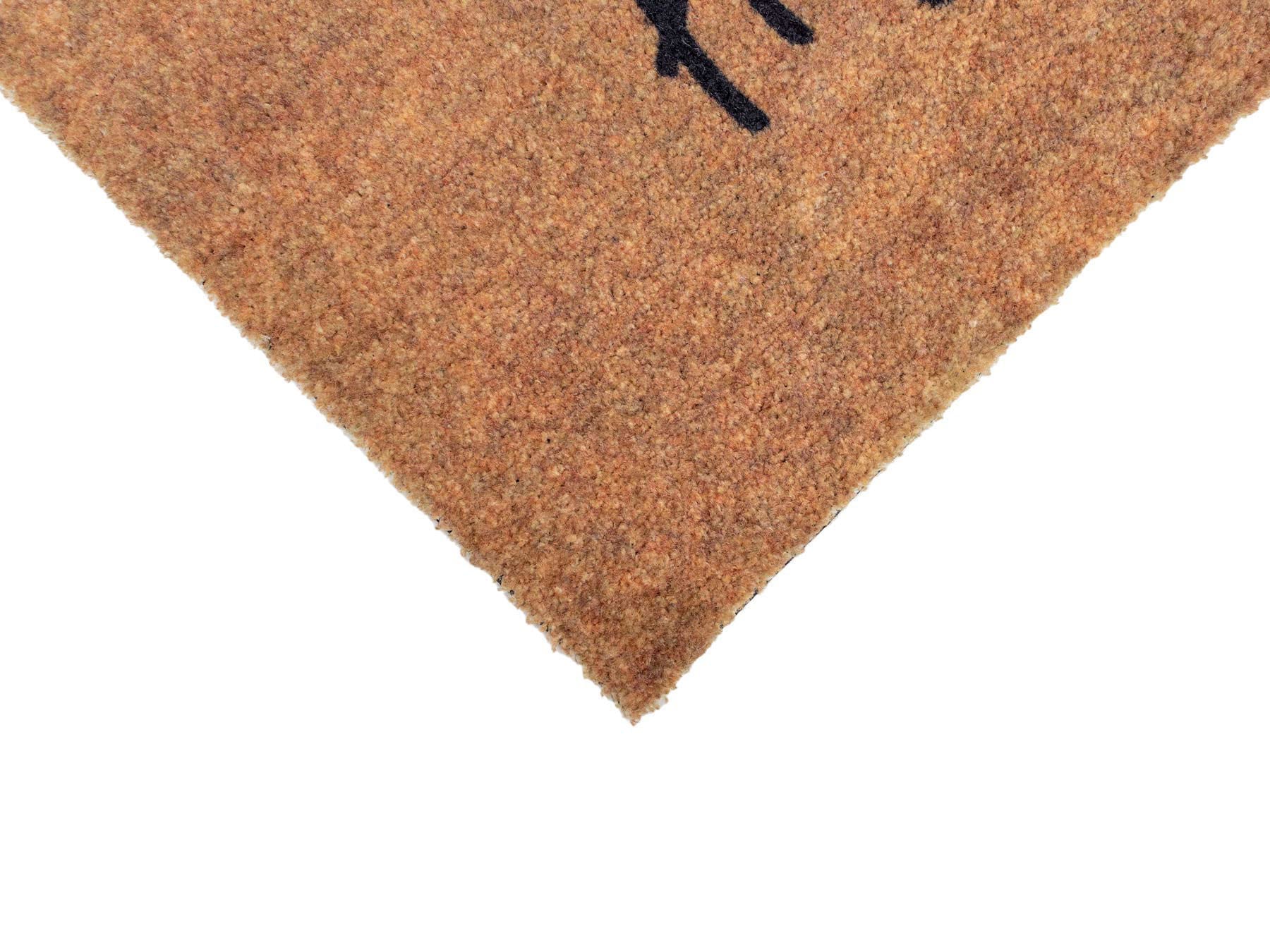 Primaflor-Ideen in Textil Fussmatte »Schmutzfangmatte COUNTRY, Hey«, rechteckig, 7 mm Höhe, Schmutzfangmatte, Kokos-Optik, mit Spruch, rutschhemmend, waschbar